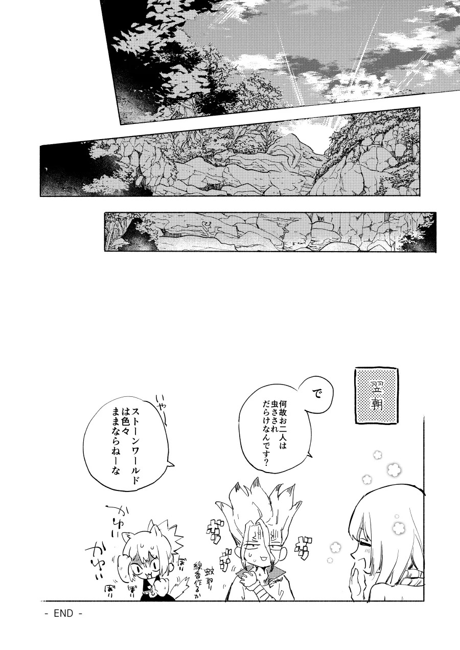 [tcnc (Serizawa Nae)] Sekki Sekai de Mabushii Natsu (Dr. STONE) [Digital] - Page 33