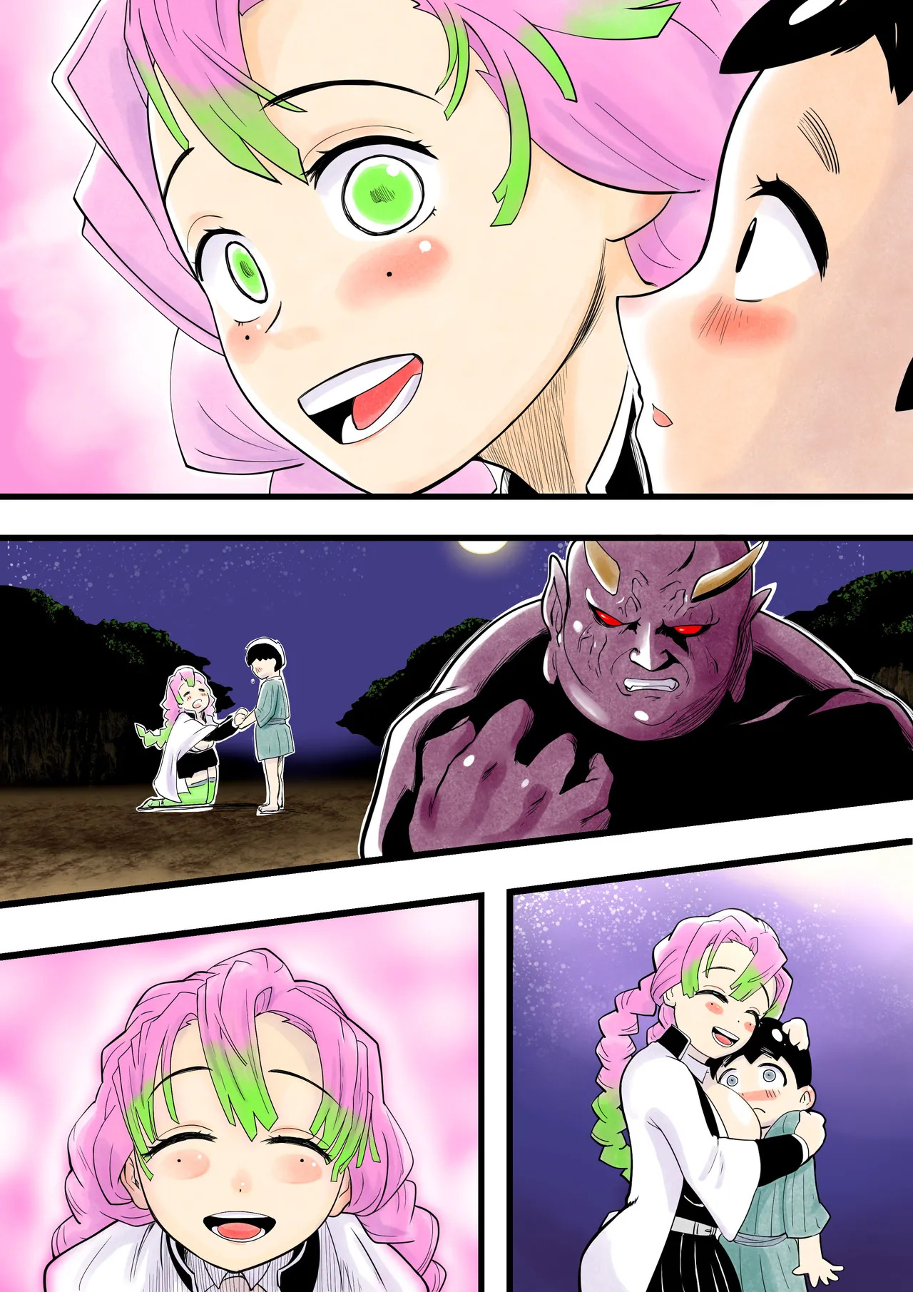 [Shitatattel (Sakata no Lefty)] Insect-born first love, chaotic honey ~Kanroji ●ri nipple fuck insect ○ egg-laying~ - Page 38