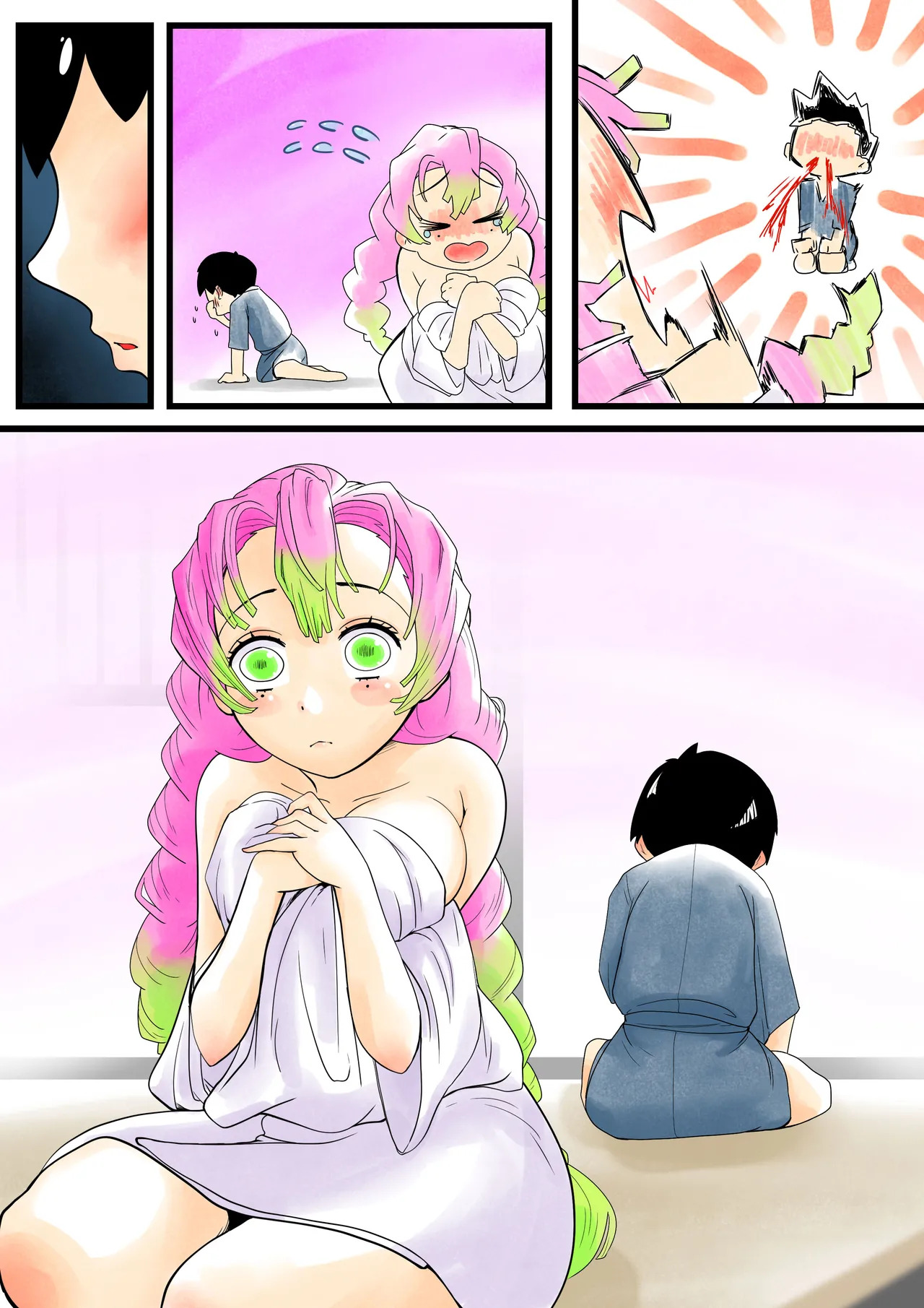 [Shitatattel (Sakata no Lefty)] Insect-born first love, chaotic honey ~Kanroji ●ri nipple fuck insect ○ egg-laying~ - Page 52