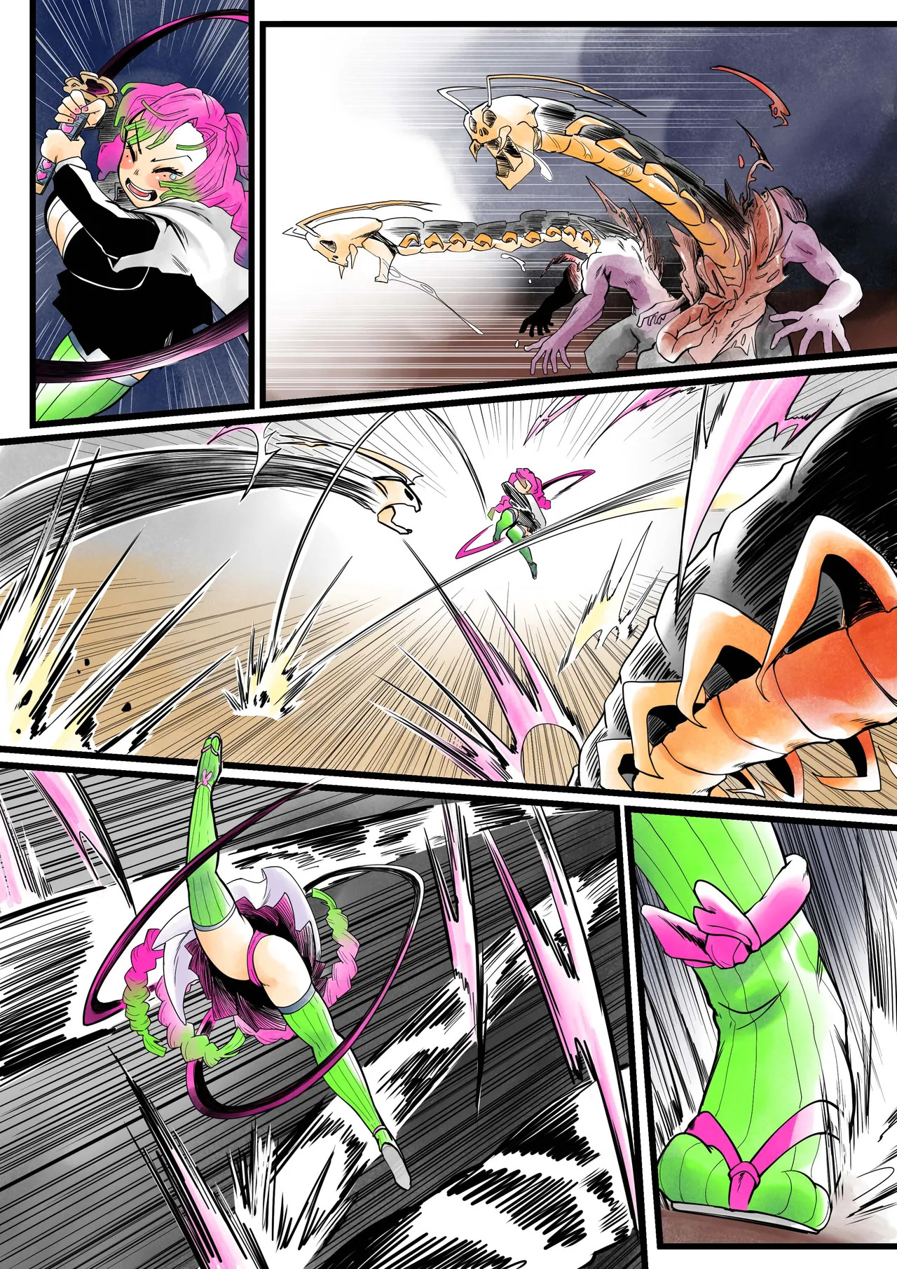 [Shitatattel (Sakata no Lefty)] Insect-born first love, chaotic honey ~Kanroji ●ri nipple fuck insect ○ egg-laying~ - Page 59