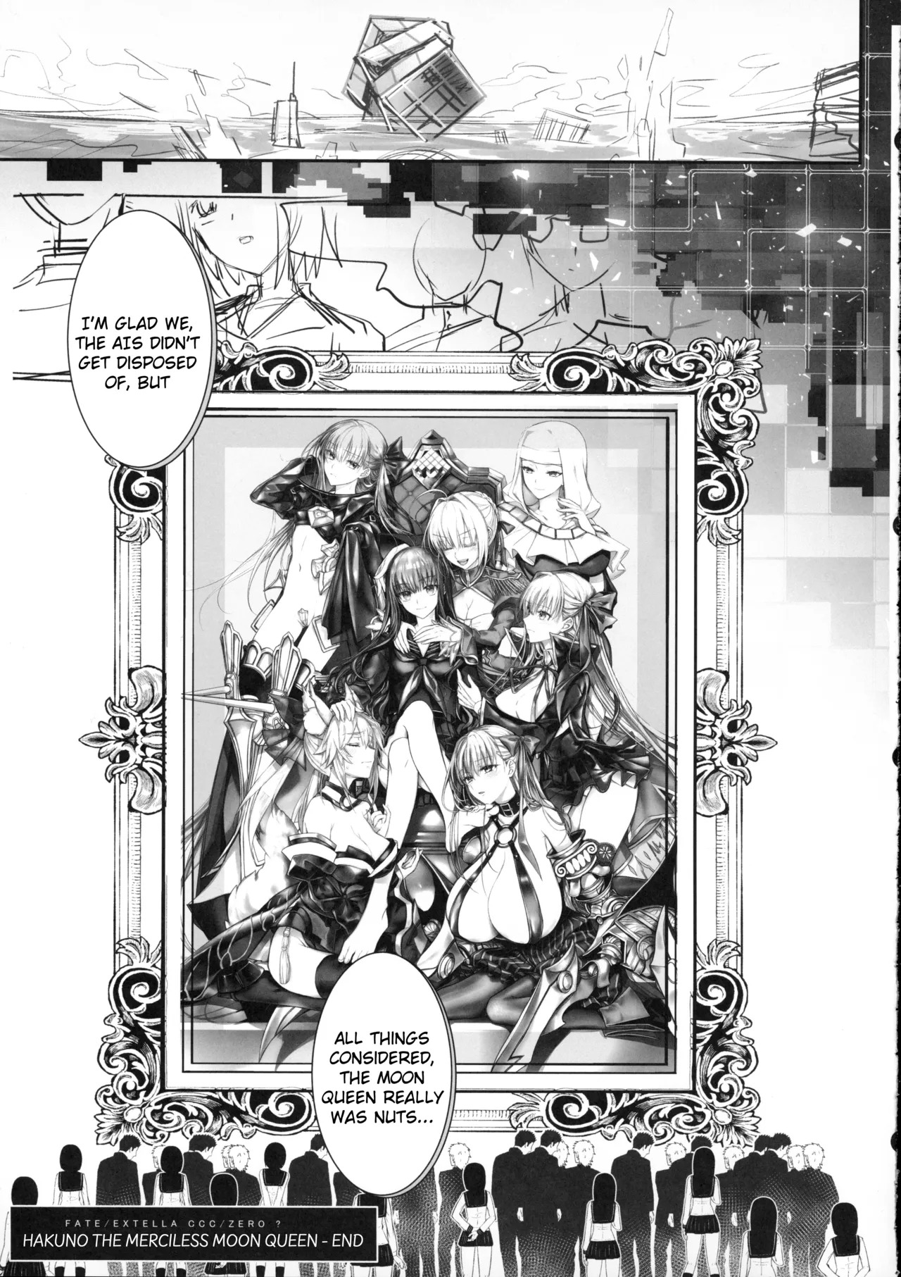 (C107) [3V2Umezakoori70 (Midou Pengin)] Hakuno wa Mujihi na Tsuki no Joou Kanketsu Hen (Fate/Extra) [English] - Page 46