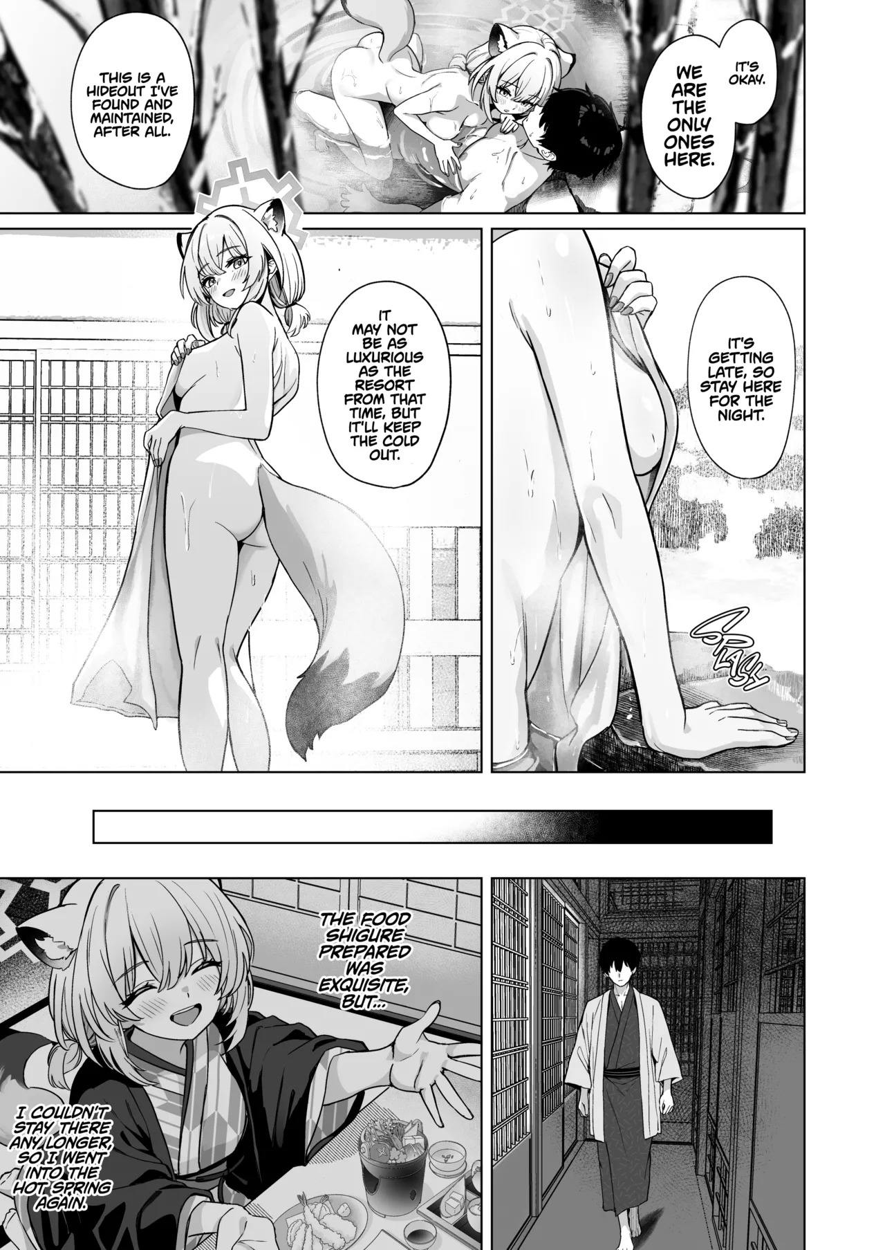 [BINZOKO (Shinomi)] Shigure wa Yuki o Torakashite | The Autumn Rain Melts The Snow (Blue Archive) [English] [Douzo Lad Translations + The White Line] [Digital] [Decensored] - Page 12