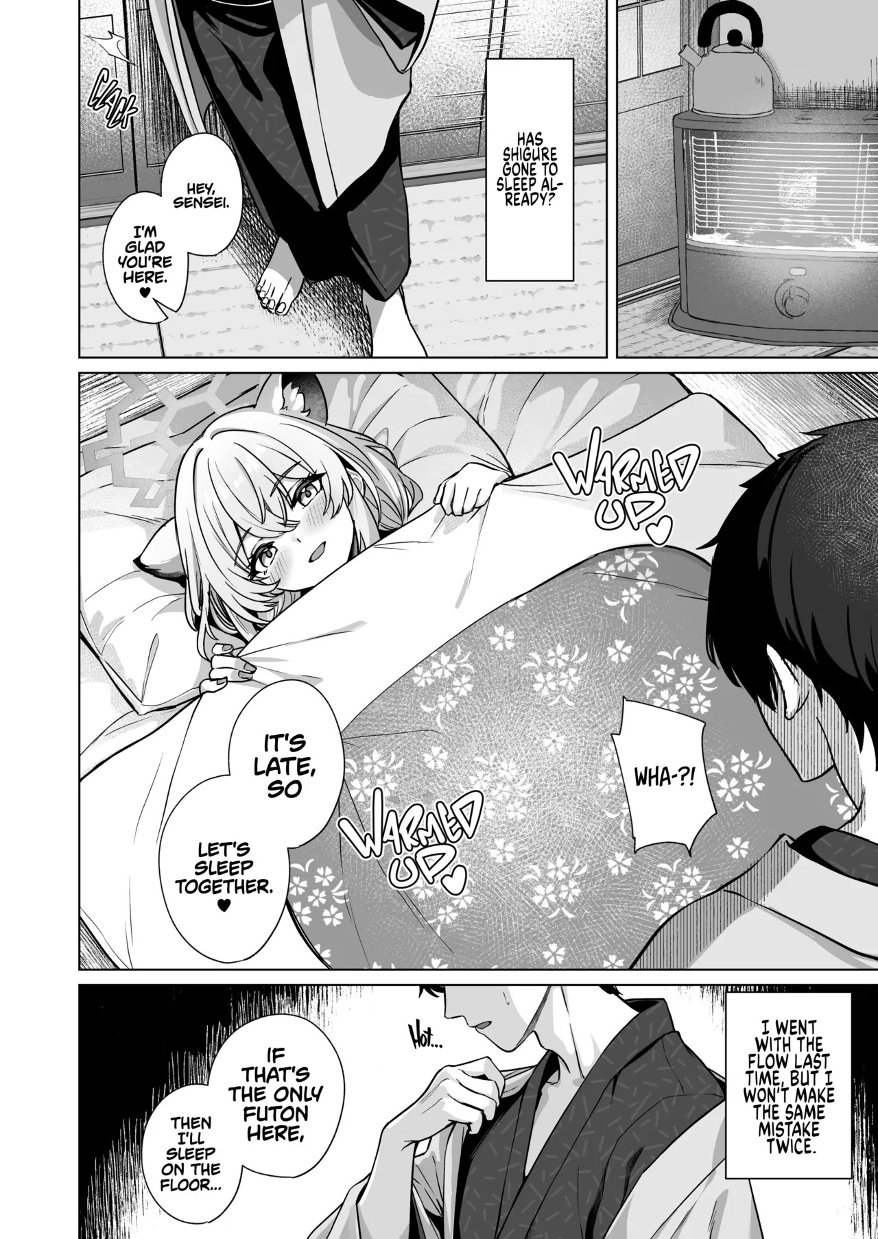 [BINZOKO (Shinomi)] Shigure wa Yuki o Torakashite | The Autumn Rain Melts The Snow (Blue Archive) [English] [Douzo Lad Translations + The White Line] [Digital] [Decensored] - Page 13