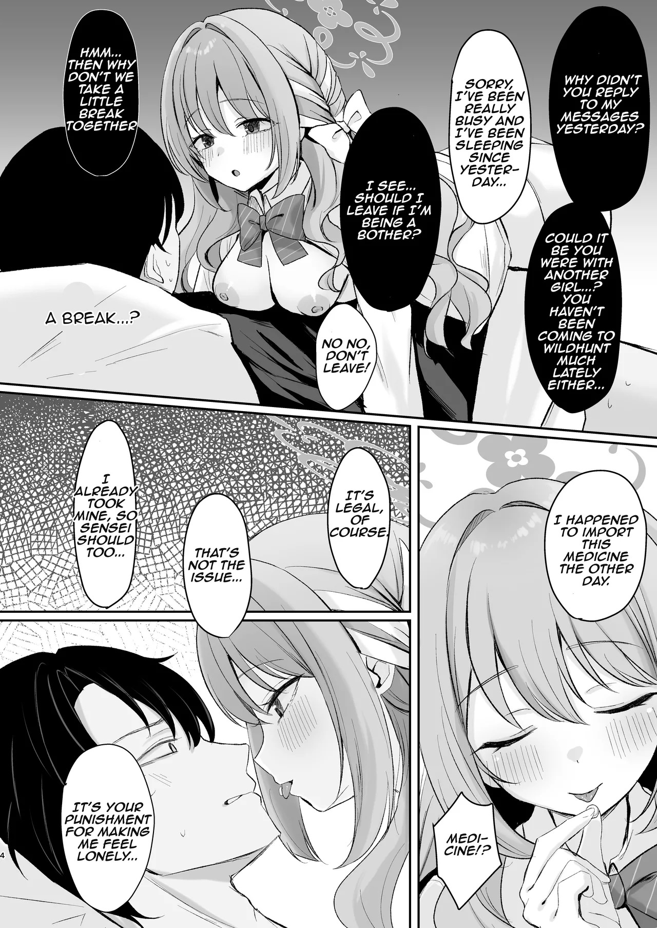 [Myai Pan (Myai)] Miyo to Okusuri Ecchi!? | Miyo and Medicine Sex!? (Blue Archive) [English] [Digital] - Page 3