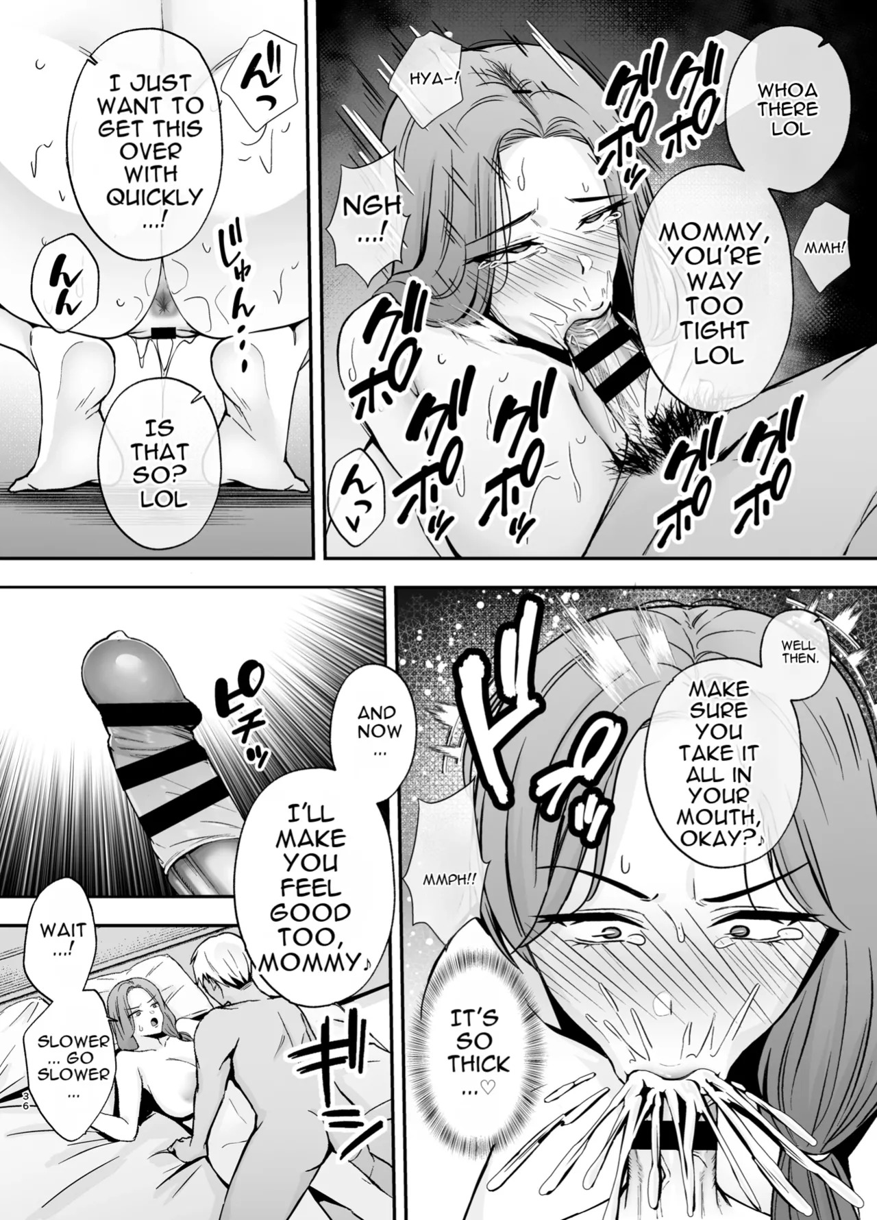 [Ogon Shinshi Club (Kaniguruma)] Fallen Mother ~The Mother Who Gets Slept With by a Playboy Instead of Her Daughter ~ [English][MTL] - Page 35