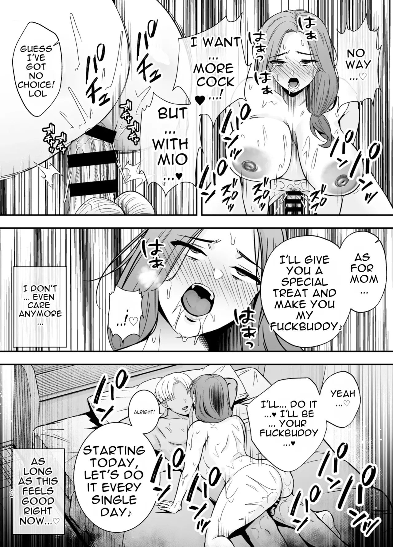 [Ogon Shinshi Club (Kaniguruma)] Fallen Mother ~The Mother Who Gets Slept With by a Playboy Instead of Her Daughter ~ [English][MTL] - Page 43