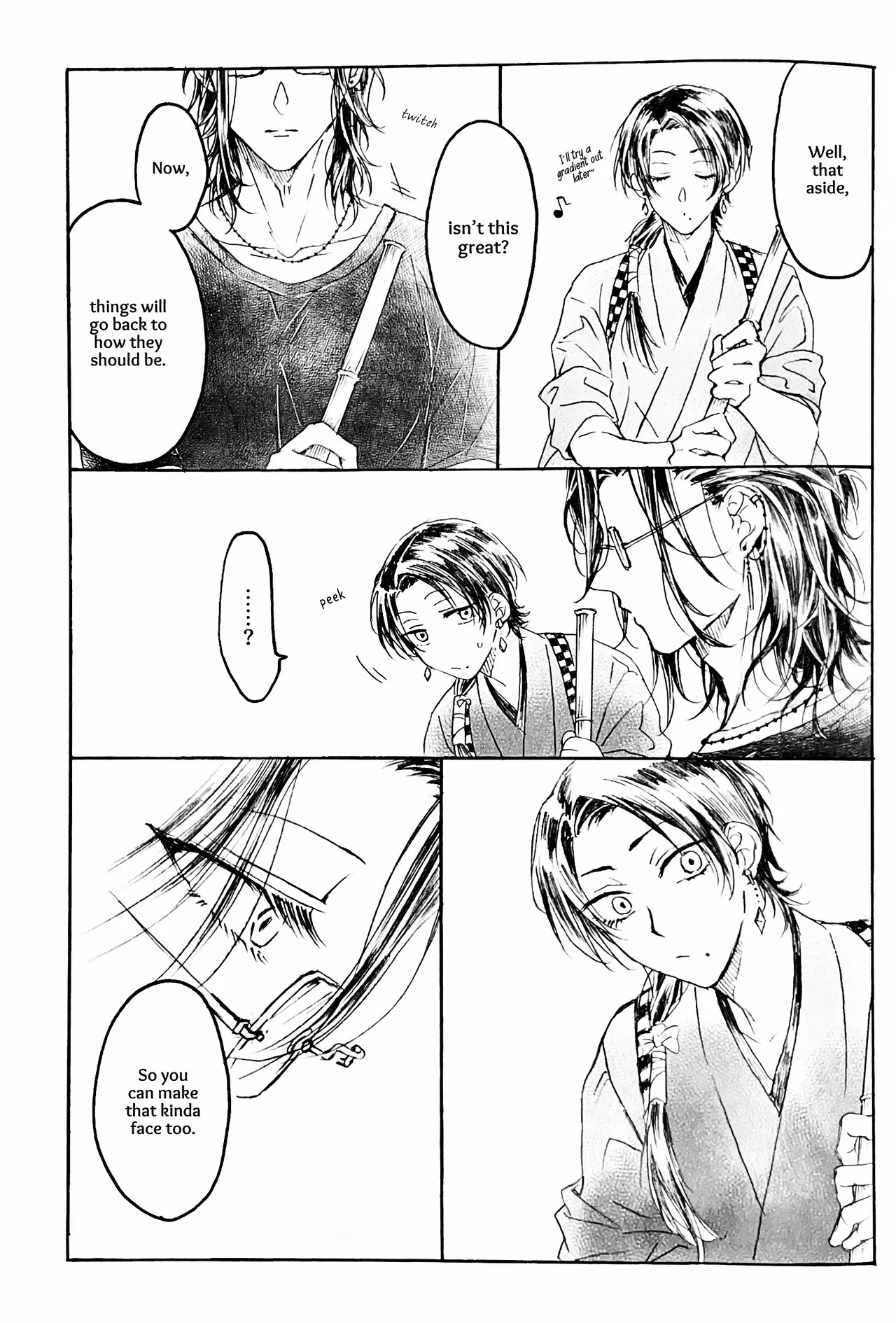 [321 (Mitsui)] Koishi Hada ni Sasanuku Koto Ha | A Whisper For the One I Long For (Touken Ranbu) [English] [mayabird] - Page 53