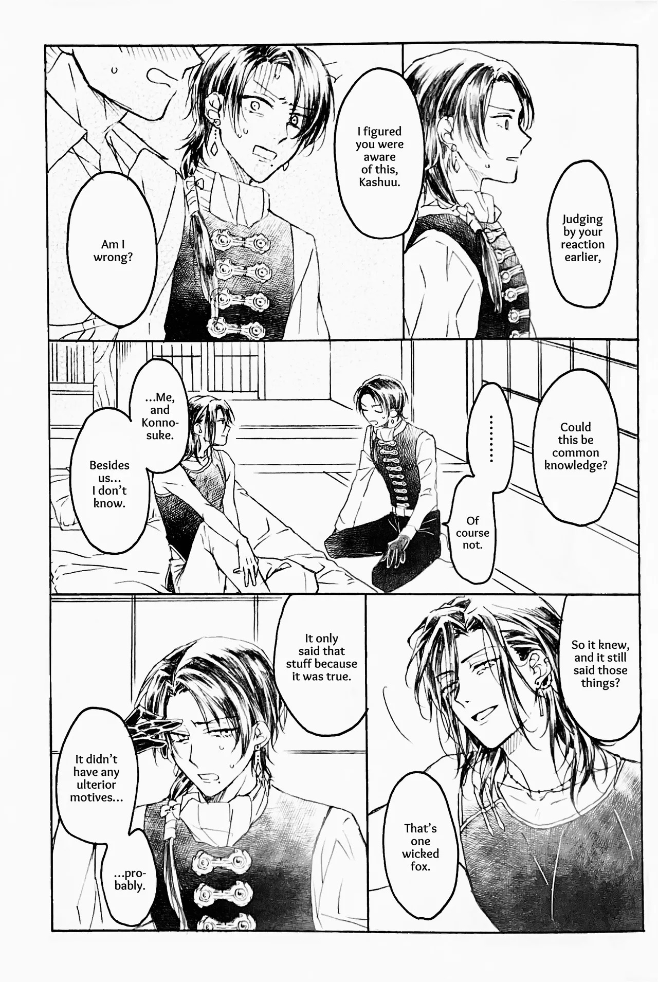[321 (Mitsui)] Koishi Hada ni Sasanuku Koto Ha | A Whisper For the One I Long For (Touken Ranbu) [English] [mayabird] - Page 8