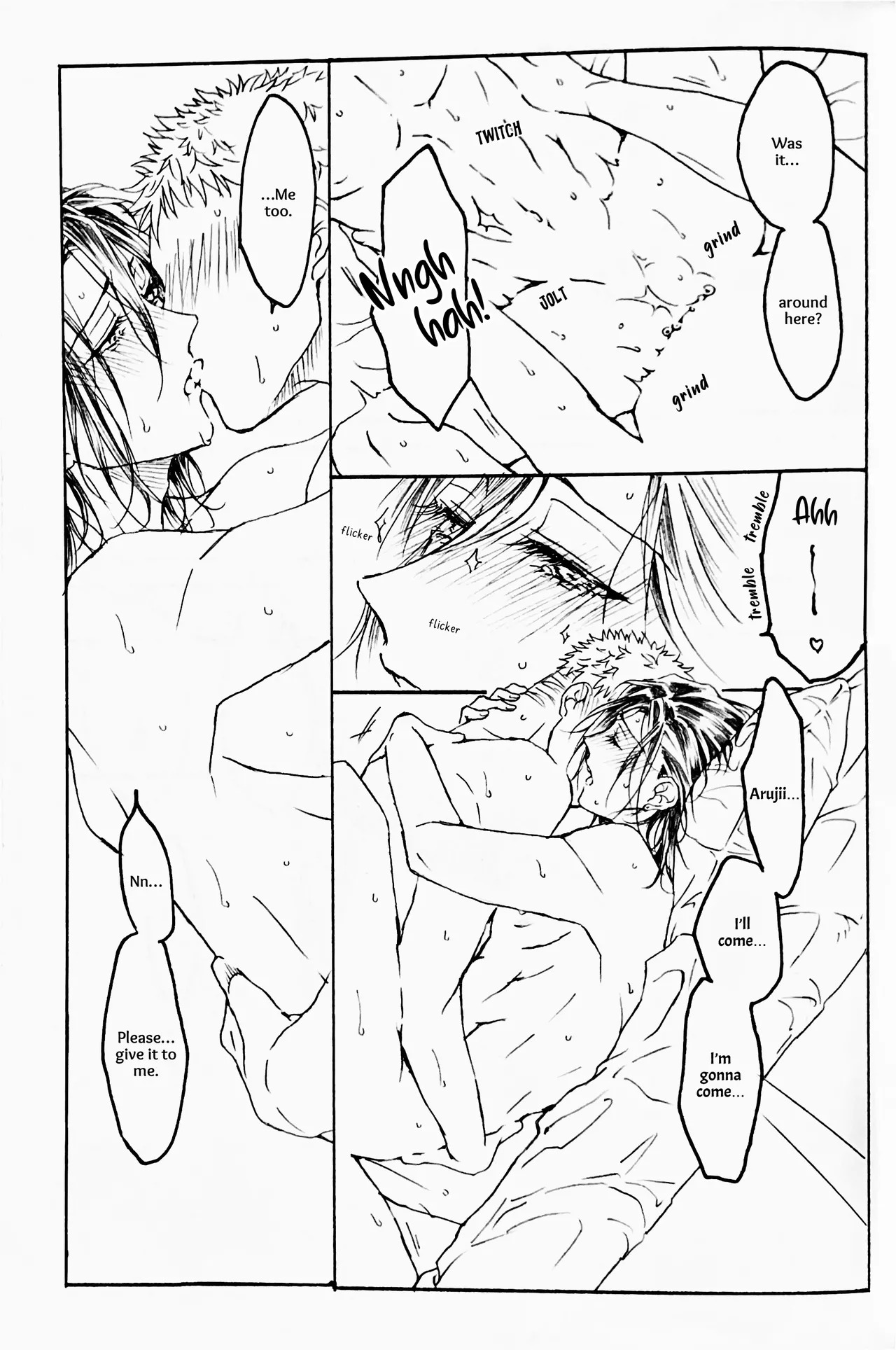 [321 (Mitsui)] Koishi Hada ni Sasanuku Koto Ha | A Whisper For the One I Long For (Touken Ranbu) [English] [mayabird] - Page 84