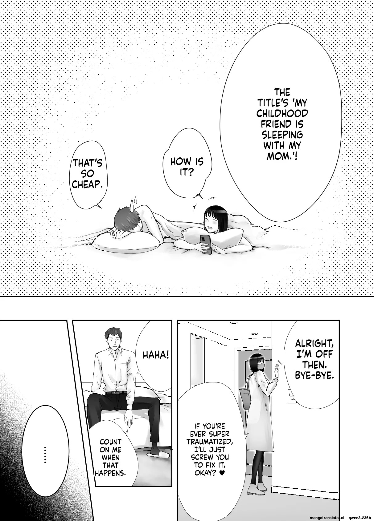 [Pink Sakuhin Okiba (Pink Taro)] Osananajimi ga Mama to Yatte Imasu. 12 [English][MTL] - Page 55