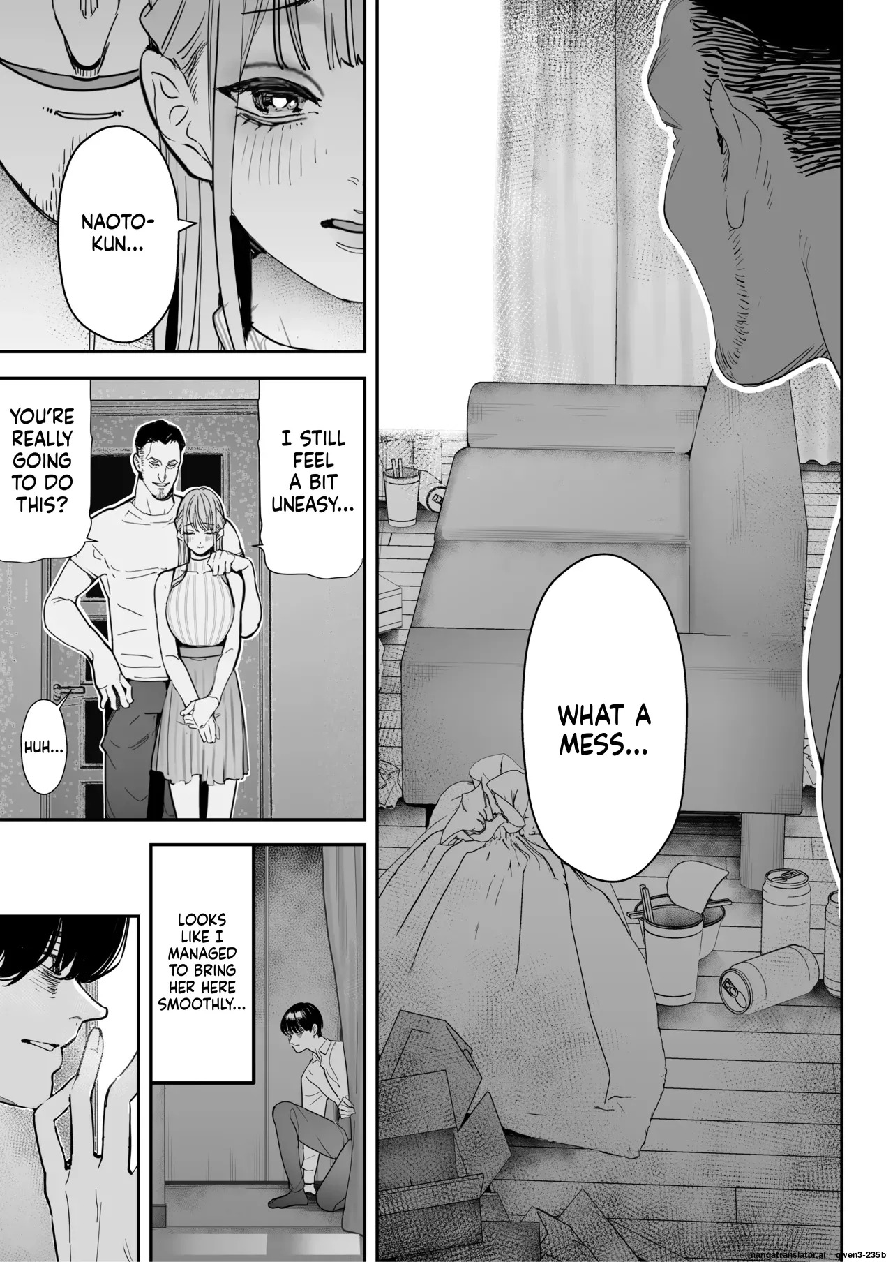 [September (Sanku)] Boku wa Tsuma ga Netorare Nando mo Ikasareru Sugata o Mitsuzuketa. 4 - Page 19