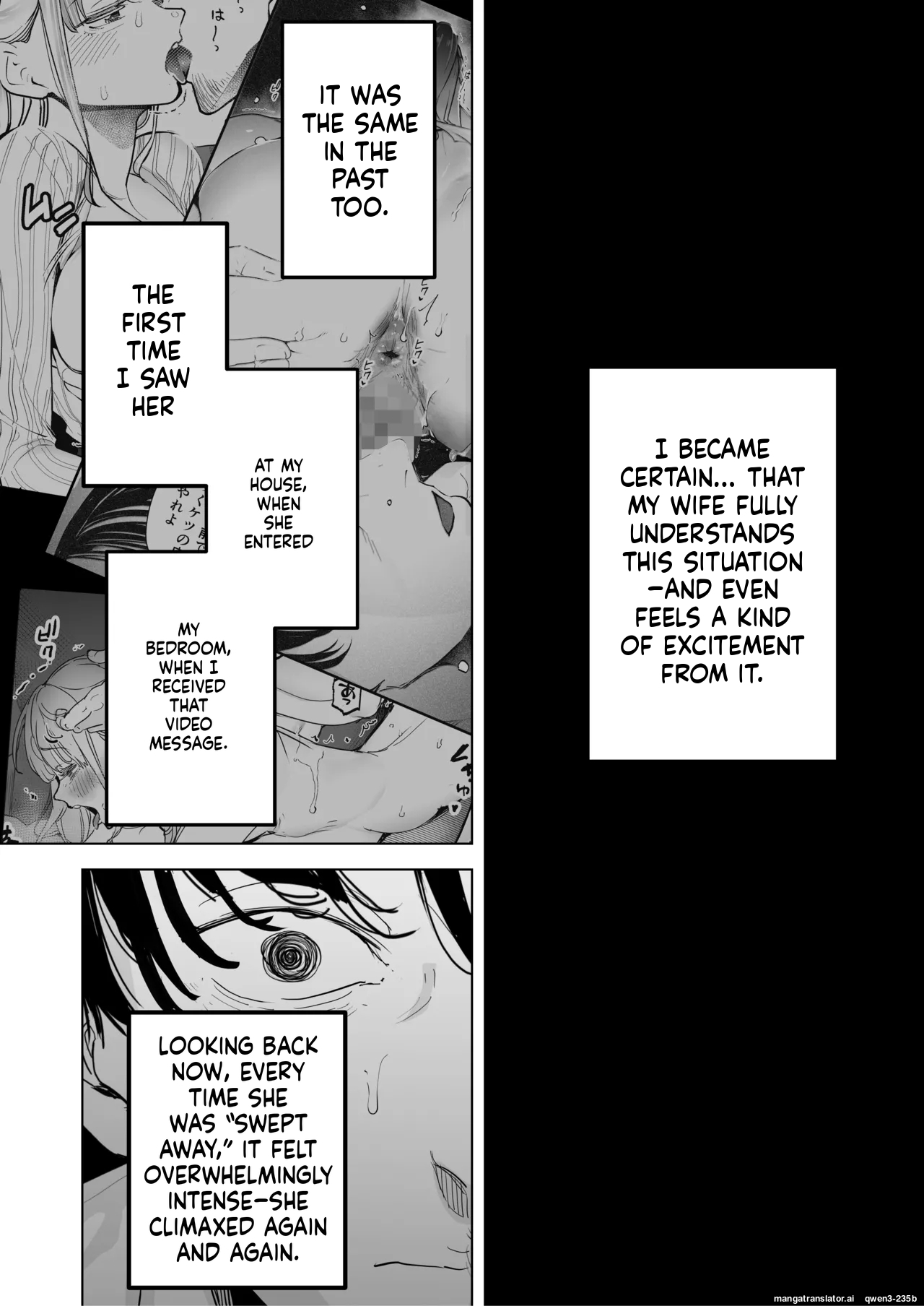 [September (Sanku)] Boku wa Tsuma ga Netorare Nando mo Ikasareru Sugata o Mitsuzuketa. 4 - Page 38
