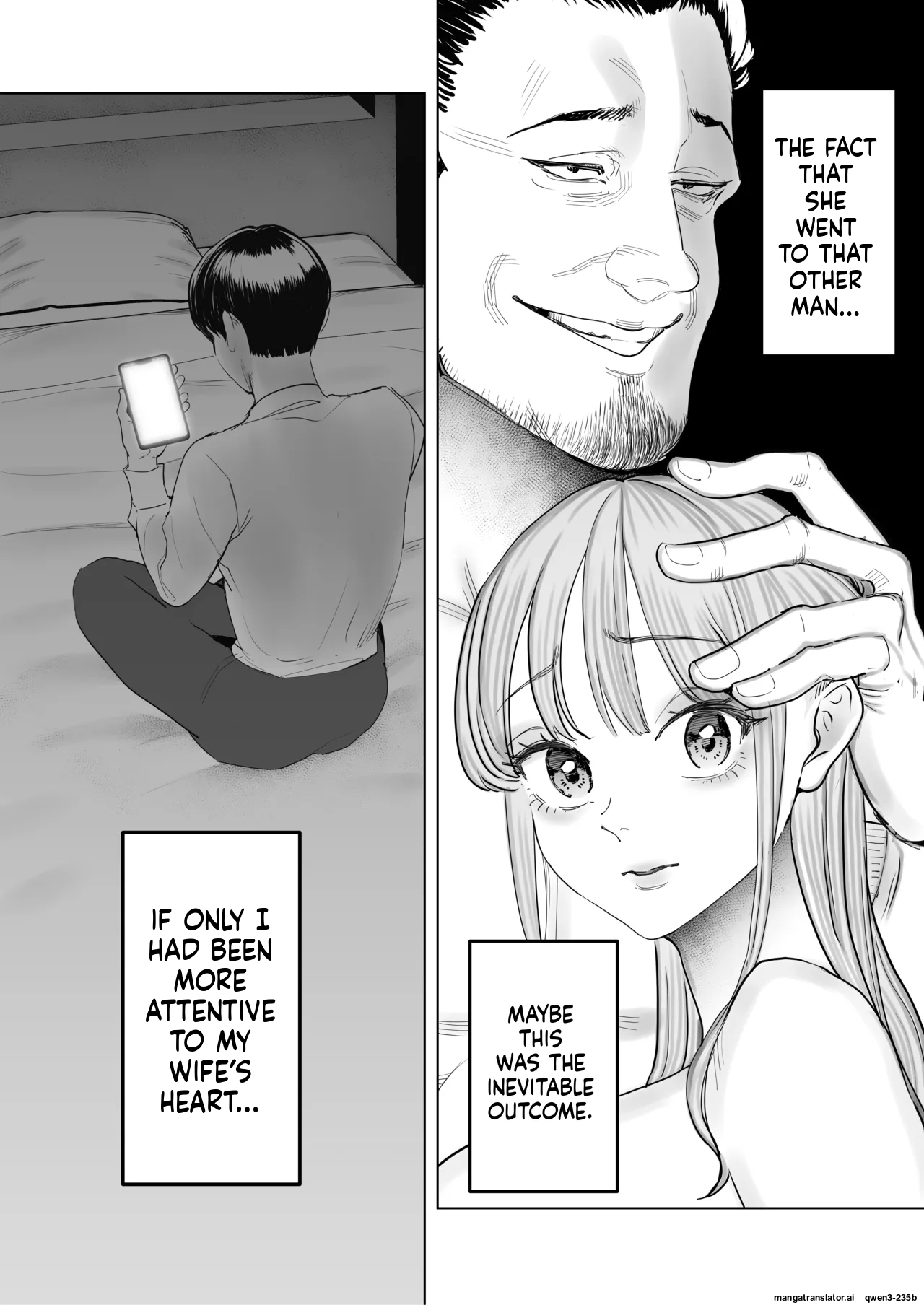[September (Sanku)] Boku wa Tsuma ga Netorare Nando mo Ikasareru Sugata o Mitsuzuketa. 4 - Page 9