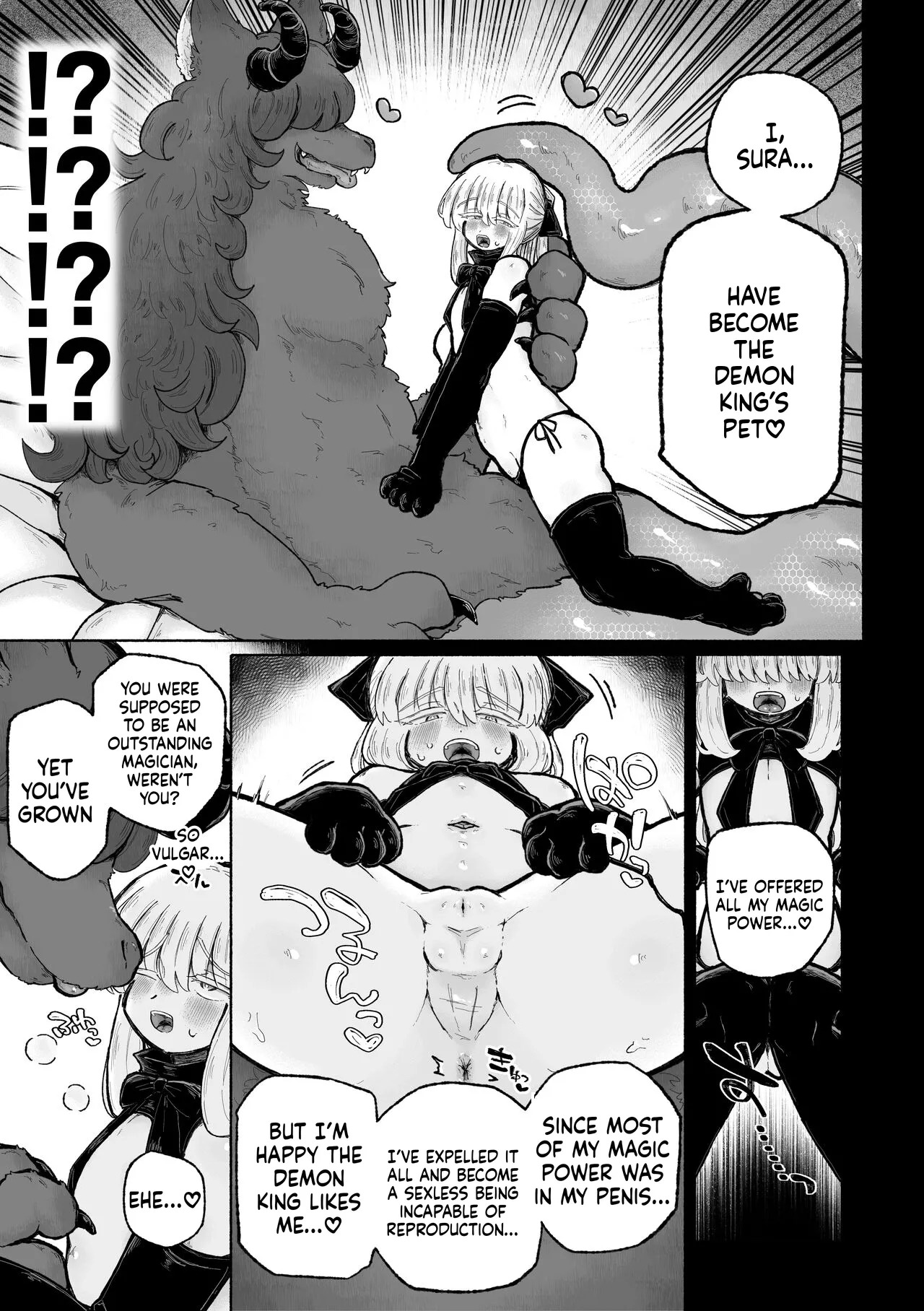 [Arijigoku (sandbox)] Kyosei no noroi de tensai majutsu-shi kanraku ♪ 〜futari matomete maō chinpo de kenzoku-ka ~tsu!〜 (SCANMTL) - Page 23
