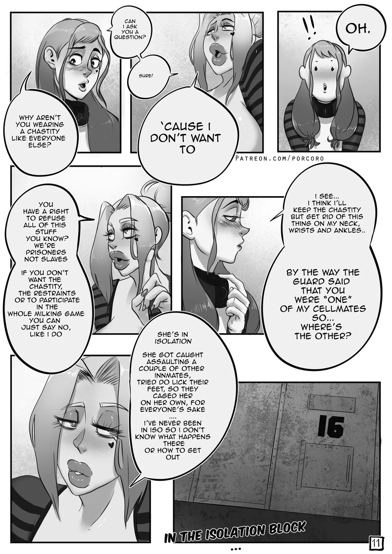 [Porcoro] Bimbo Prison [English] - Page 11