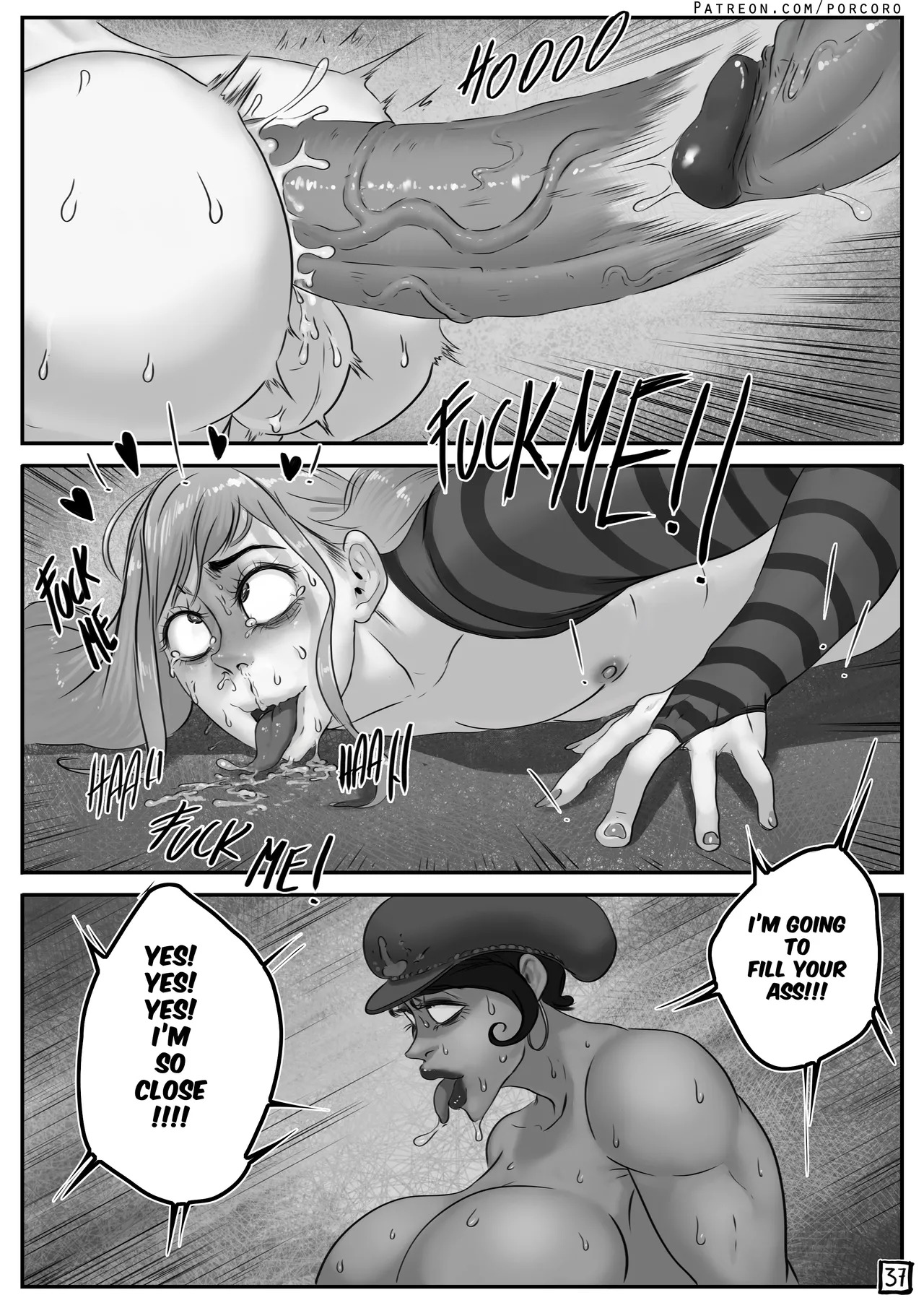 [Porcoro] Bimbo Prison [English] - Page 37