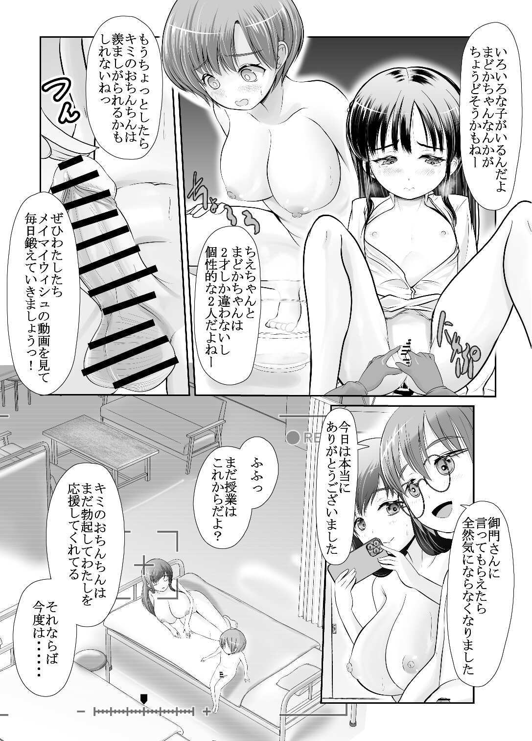 [Umeboshi Satsuma Box (Umekage Mika)] bokunyou roshutu aidoru-mikado tomoko zenra kansatu zyugyo 【Lesson.1 oppai wo sawaltute miyo u】 - Page 56