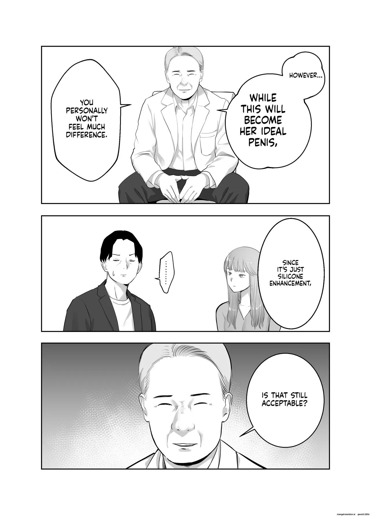 [Bad End Dreamer] Netorarensa 3 Saikou ni Aishou no ii Otoko [MTL] - Page 59
