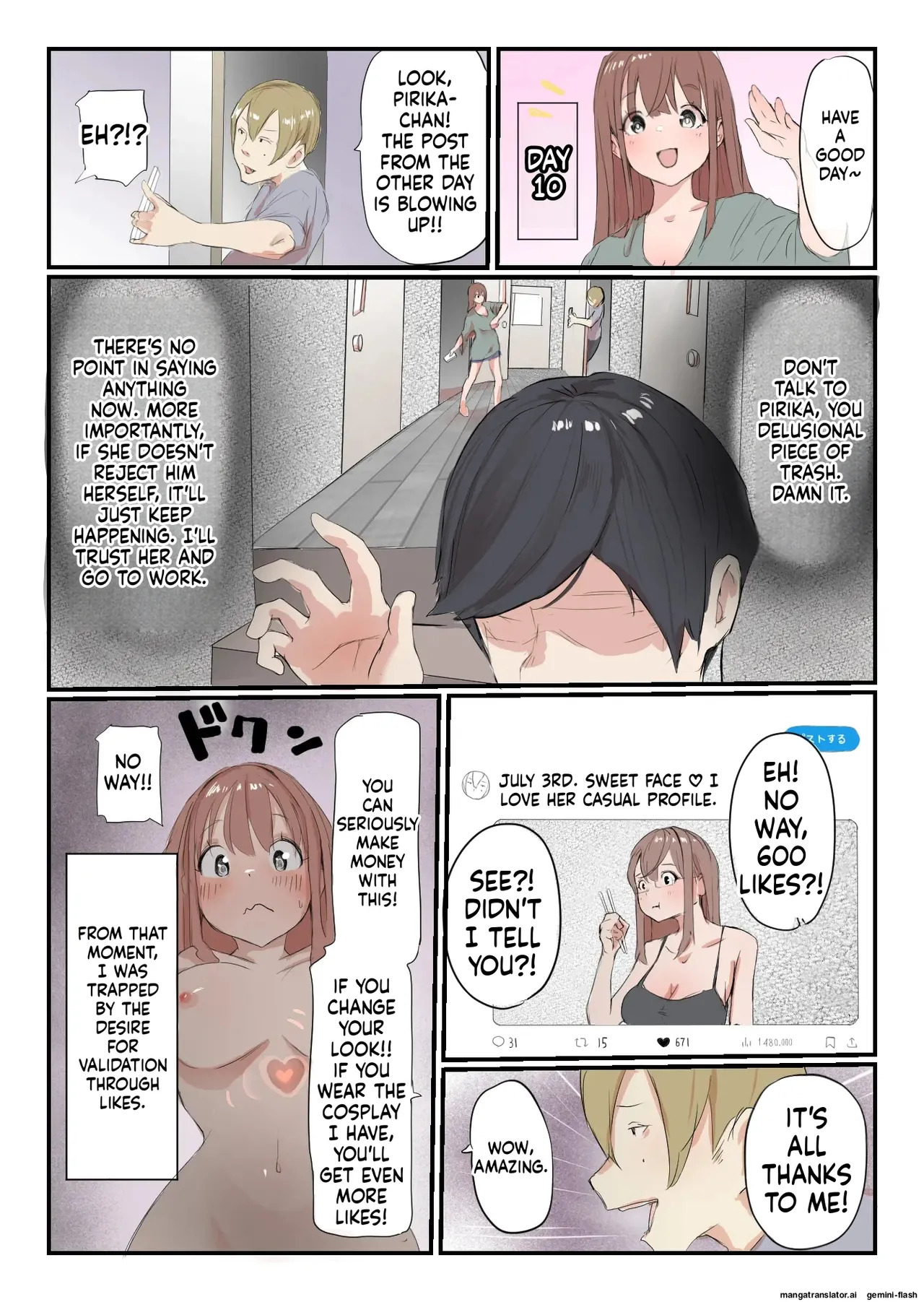 [Negiosu (Neiba)] Yasui Share House de Kanojo ga Nerawareru Hanashi - Page 12