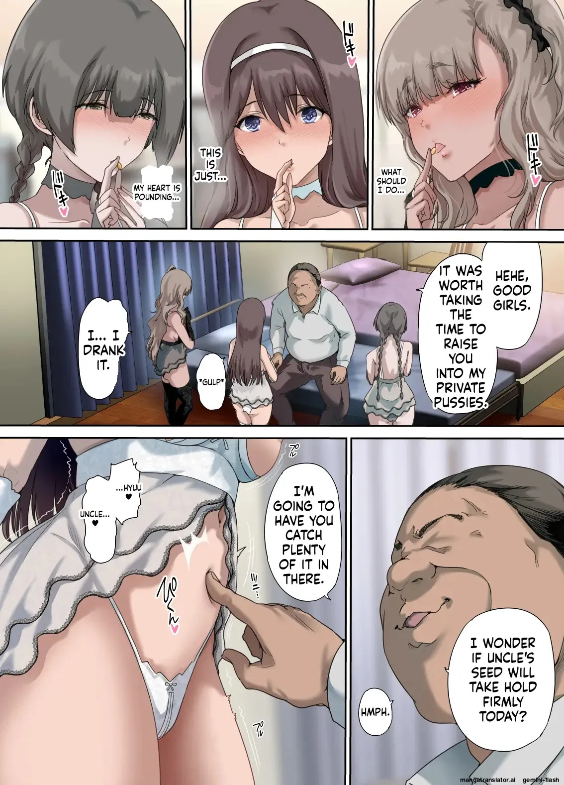 [Kisei Toukyoku (Richard Bahman)] Daddy's Bedroom is a Hangout For His Daughter's Friends 4: Breeding [English] [MTL] - Page 25
