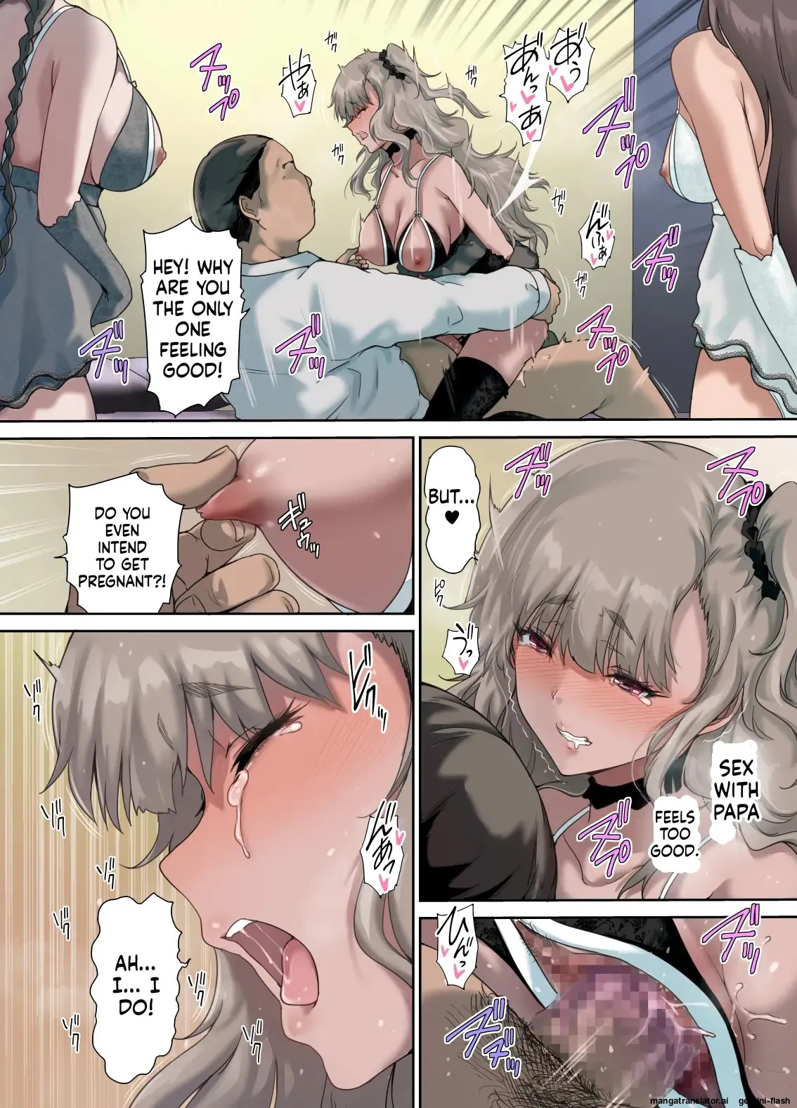 [Kisei Toukyoku (Richard Bahman)] Daddy's Bedroom is a Hangout For His Daughter's Friends 4: Breeding [English] [MTL] - Page 57