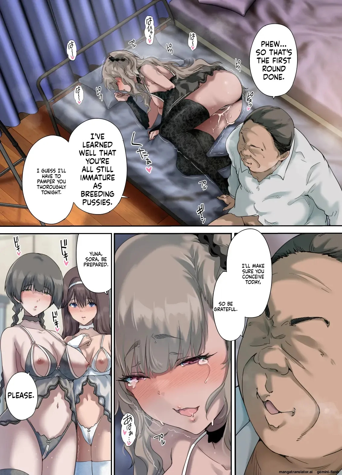 [Kisei Toukyoku (Richard Bahman)] Daddy's Bedroom is a Hangout For His Daughter's Friends 4: Breeding [English] [MTL] - Page 60