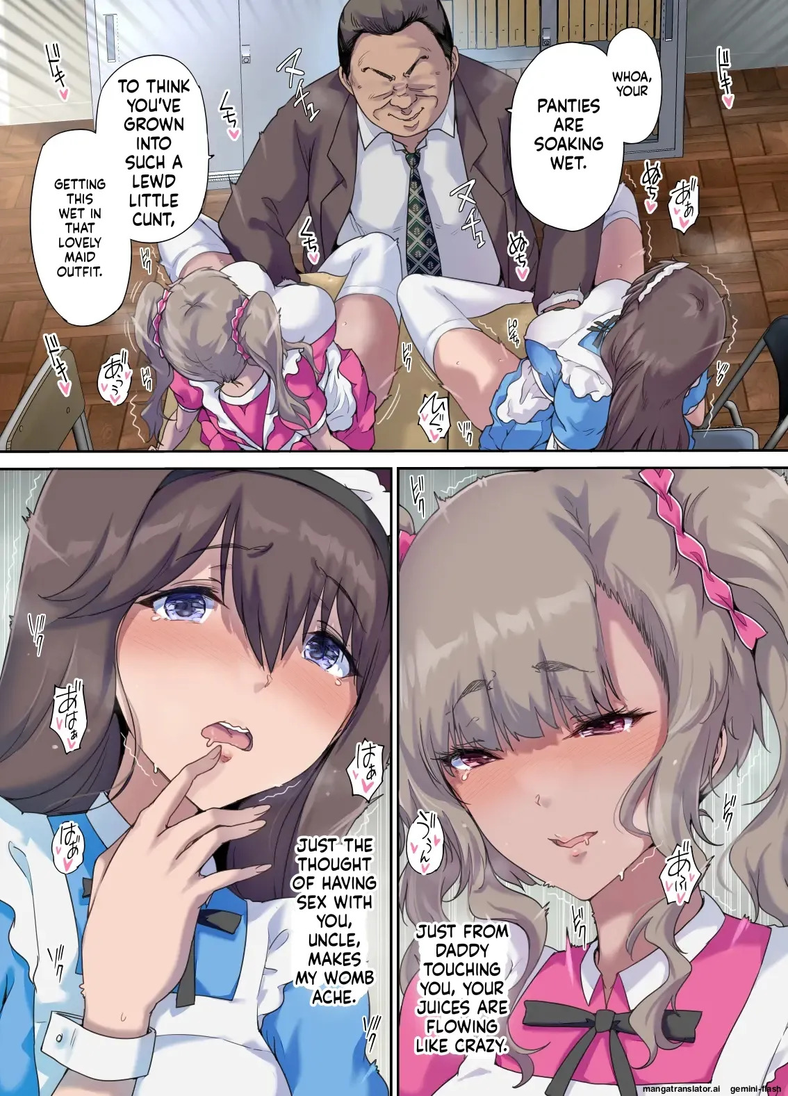 [Kisei Toukyoku (Richard Bahman)] Daddy's Bedroom is a Hangout For His Daughter's Friends 5: Pregnancy Report [English] [MTL] - Page 34