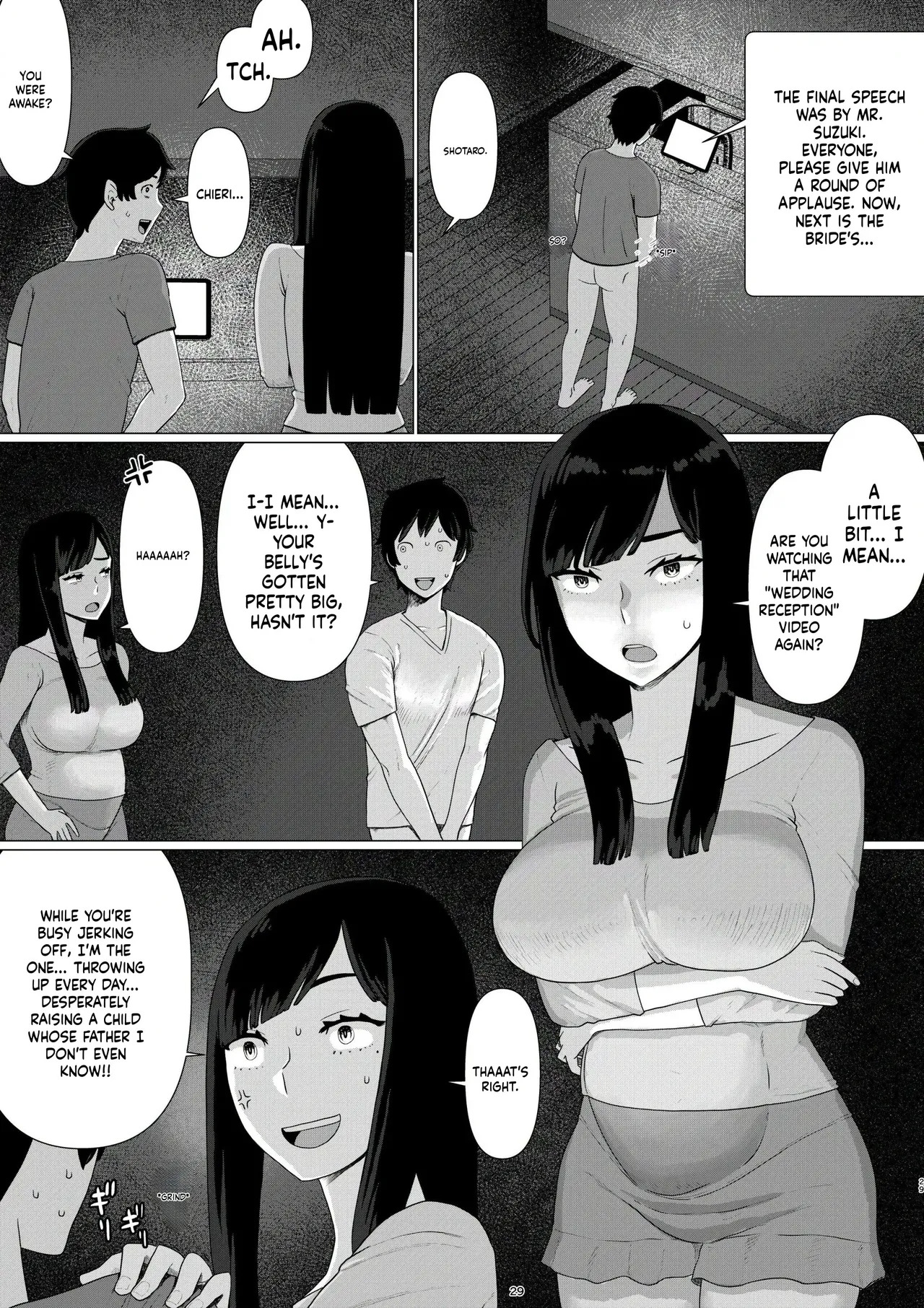 Chieri Can't Lose! 3 -A Perverted Toilet Wife Who Will Get Fertilized with Anyone's Sperm with Her Husband's Approval- Volume 6 - Page 30