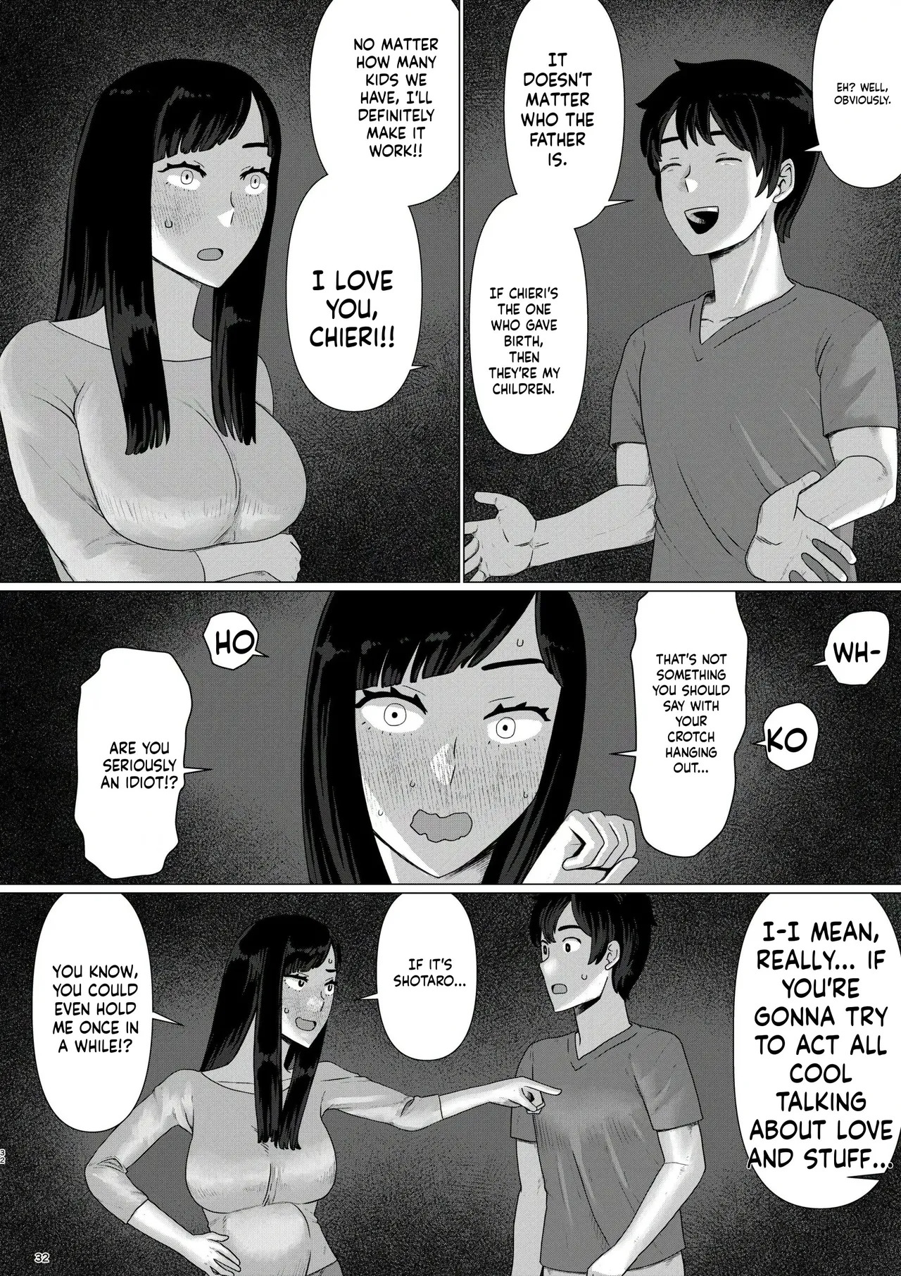 Chieri Can't Lose! 3 -A Perverted Toilet Wife Who Will Get Fertilized with Anyone's Sperm with Her Husband's Approval- Volume 6 - Page 33