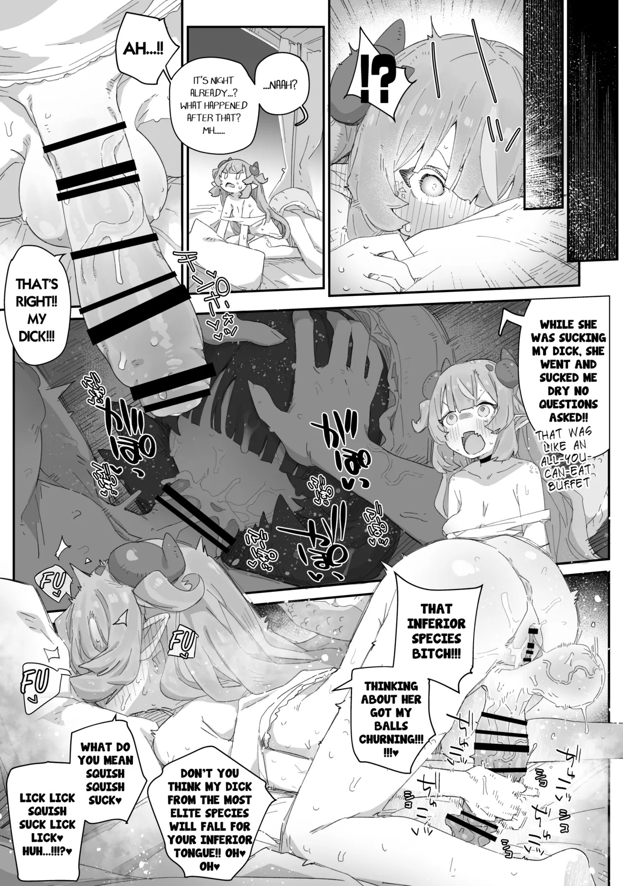 [PLATONiCA (Nyorubee)] Gokubuto Mazoku no Futanari Ojousama, Onahomeido ni Muhyoujou de Kintama Korogasaretetamaru ka! Gochagocha uruse e Yatsu wa Shikyuu do Tsukeba hai Owari!!~ Shikoshiko Byuttokite Hohoinohoi-hen ~ [English] - Page 15