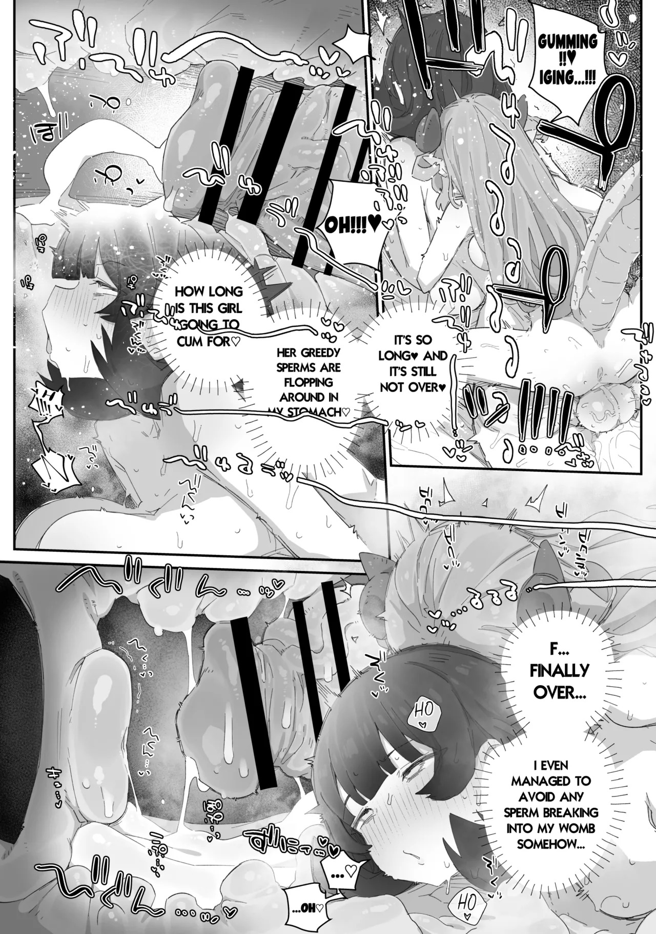 [PLATONiCA (Nyorubee)] Gokubuto Mazoku no Futanari Ojousama, Onahomeido ni Muhyoujou de Kintama Korogasaretetamaru ka! Gochagocha uruse e Yatsu wa Shikyuu do Tsukeba hai Owari!!~ Shikoshiko Byuttokite Hohoinohoi-hen ~ [English] - Page 28