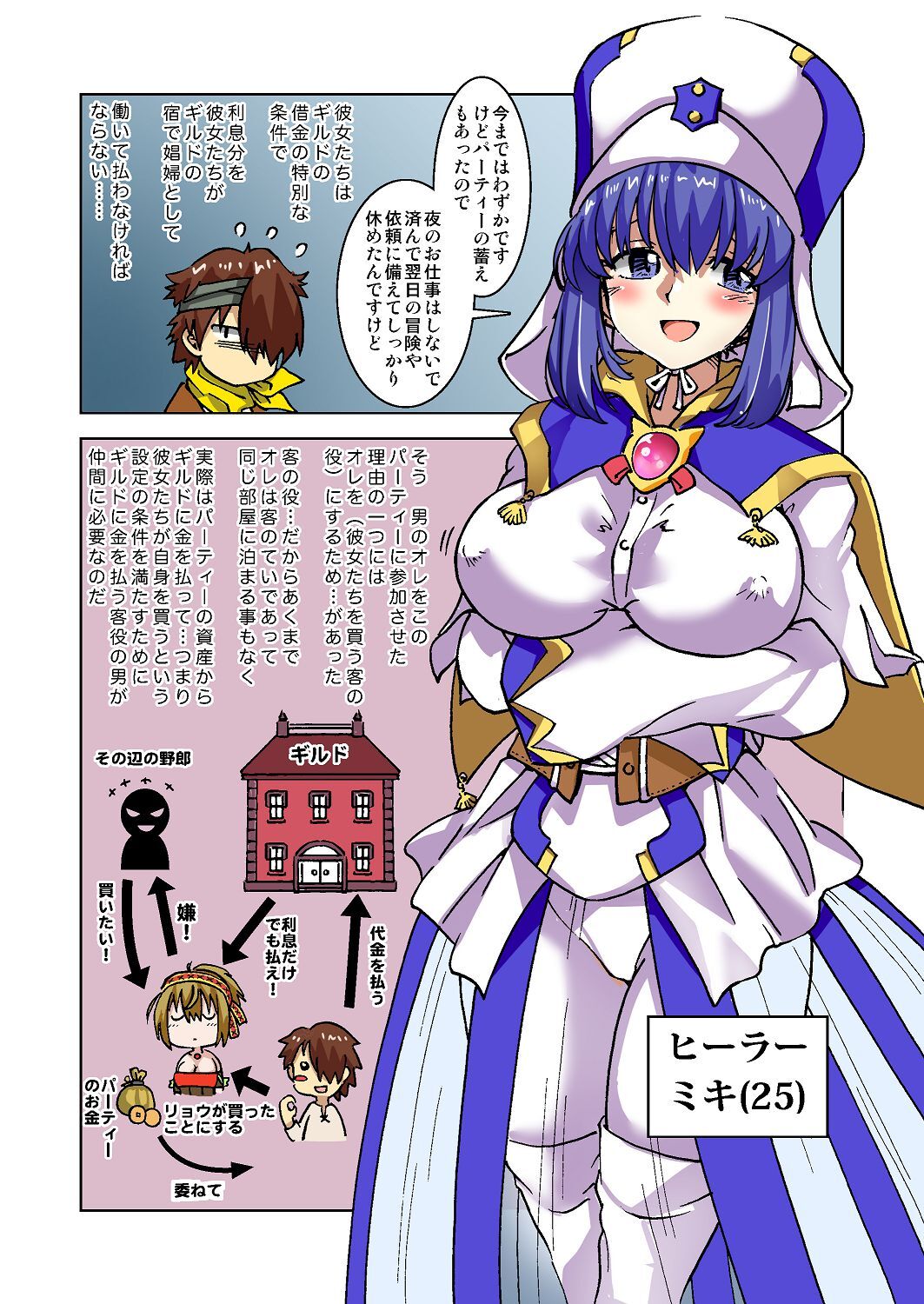 [IRON Y (みつや)] うちの冒険パーティの娼婦スキルが高すぎる お姉さん系ヒーラーミキの場合 【フルカラー版】 - Page 10