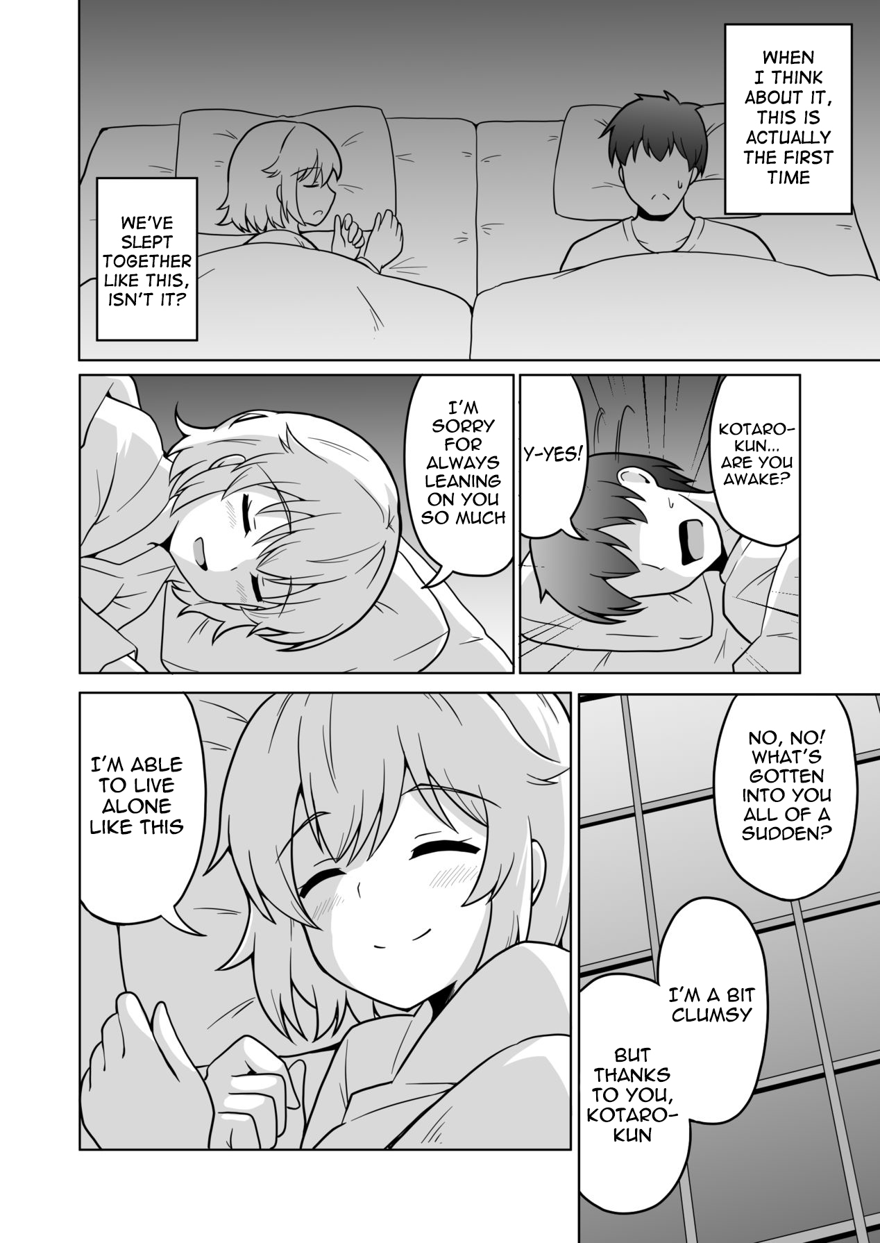 [Anpuraria (ki-51)] Apart no Otonari-san ga Yarasete Kureru Hanashi 4 | My Nextdoor Neighbor Let Me Fuck Her 4 [English] [meganekun_tl] - Page 5