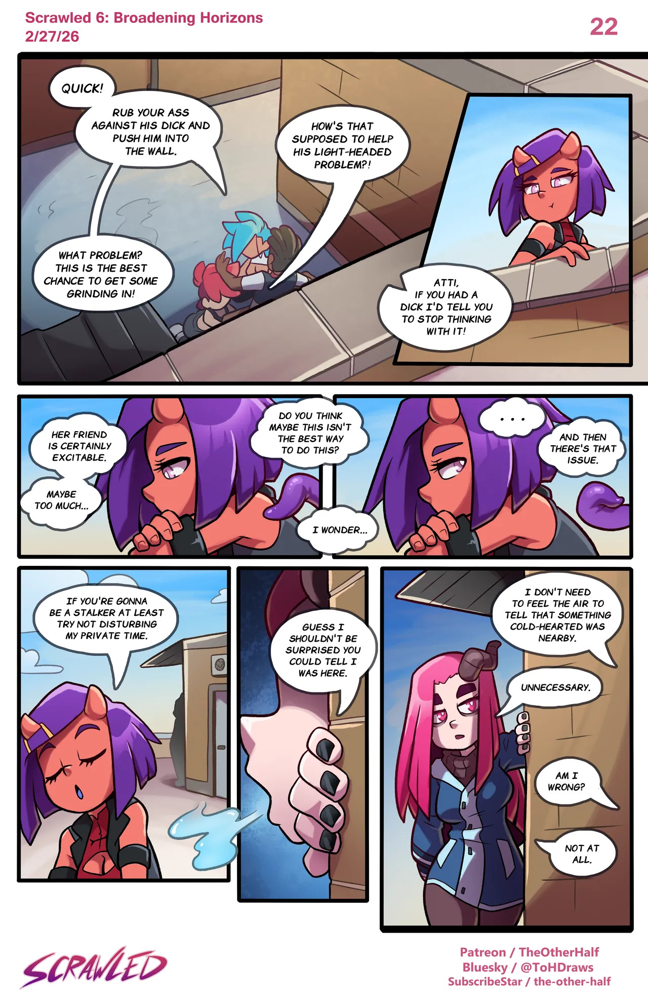 [TheOtherHalf] Scrawled 6: Broadening Horizons (Ongoing) - Page 22
