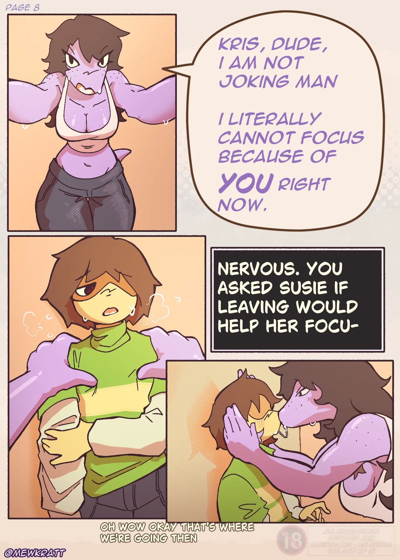 [MewKratt ] Totally Responsible Dorkmates - Deltarune Parody - Page 11