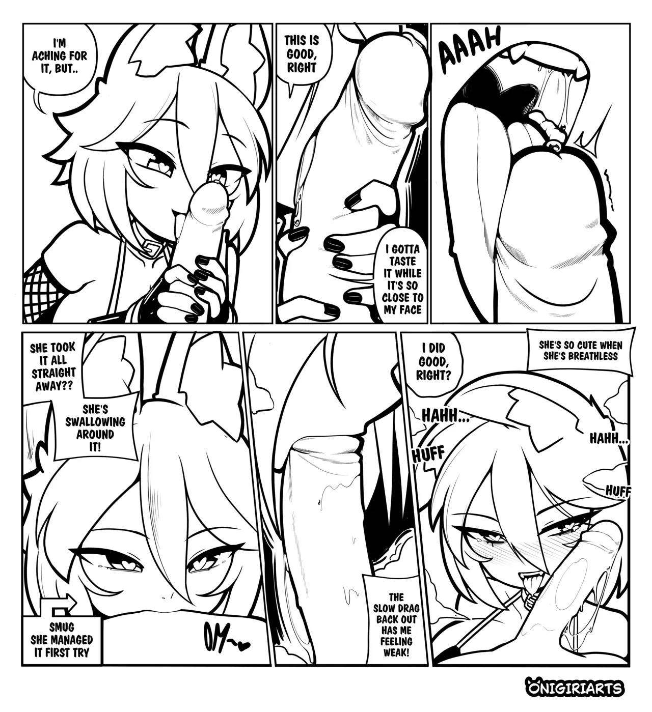 Mio x Iris Doujinshi ENGLISH (Monstergirl x Monstergirl-futanari) by Onigiriarts-Monstralgam - Page 9