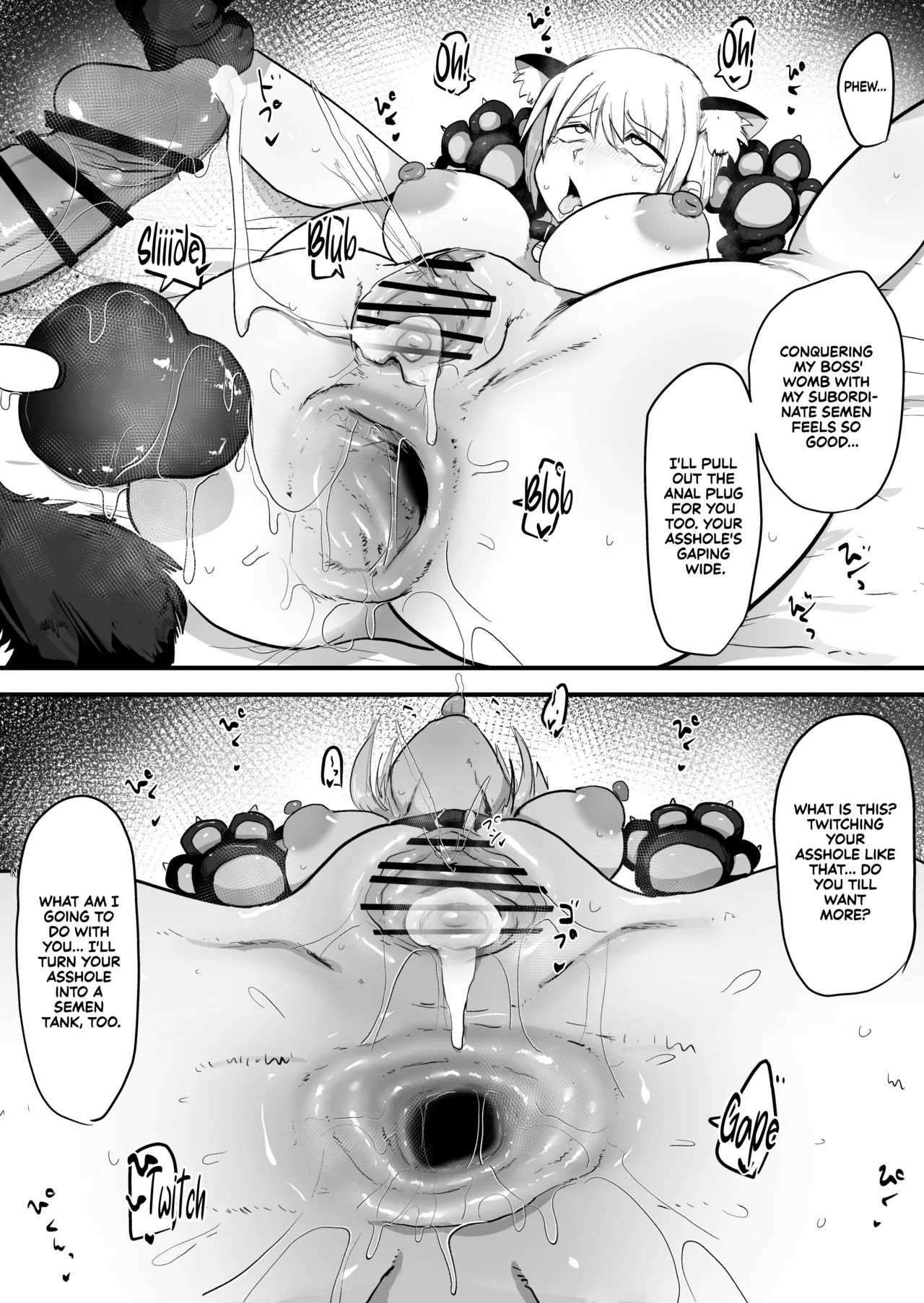 [Nijiiro Guin-tei (Nijiiro Guin)] Kaisha no Senpai ga Urusai node Jyuujun na Mesu Ana ni Naru made Kaihatsusuru | My Company Senpai is So Annoying, So I’ll Develop Her Until She Becomes an Obedient Slut-Hole [English] [Sonarin迫] [Digital] - Page 54
