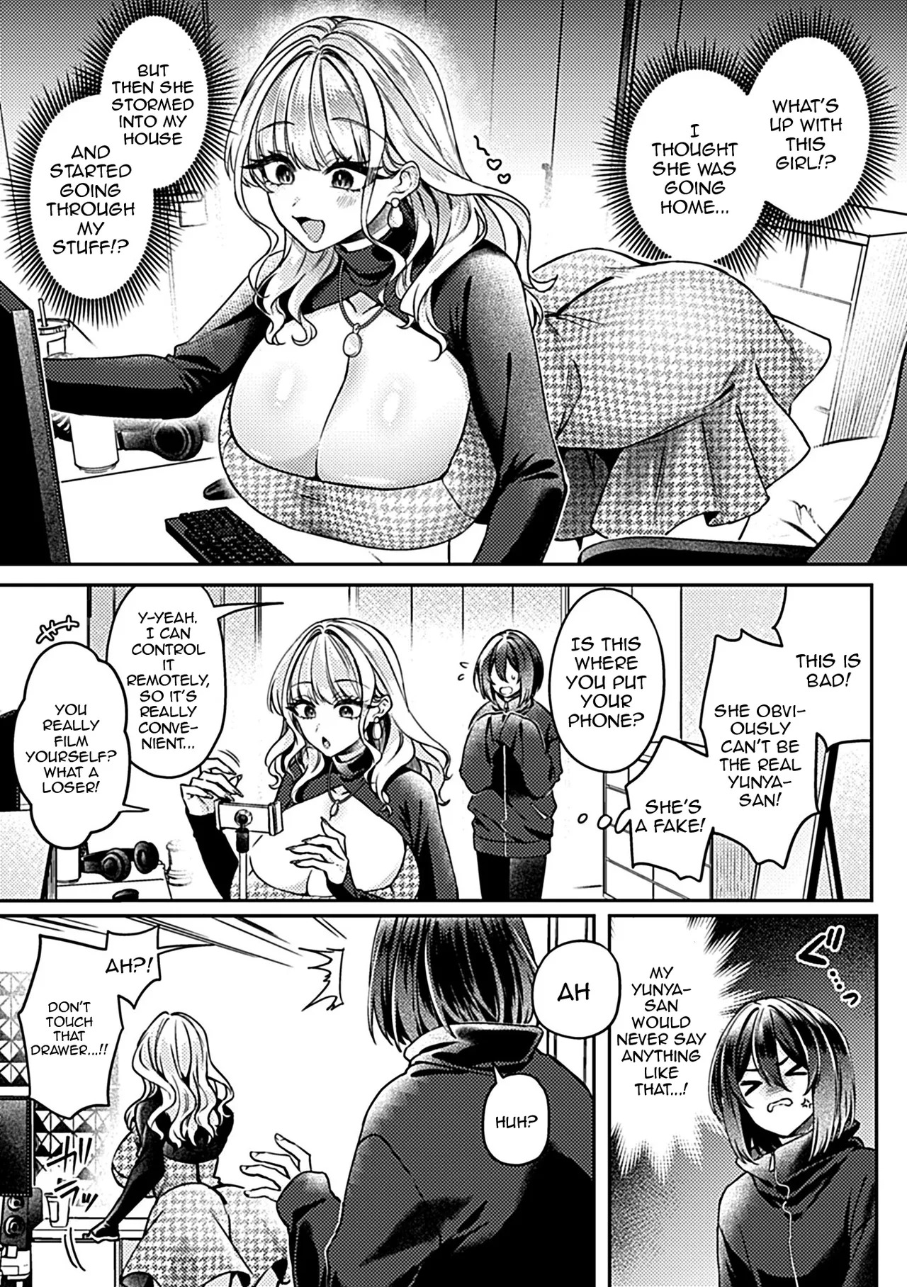 [Izumi Hachi] Tsuyotsuyo Gyaru no Inkya Ikusei Keikaku 1-2 | A Forceful Gyaru's Shy Man Raising Project 1-2 [English] {Doujins.com} - Page 18