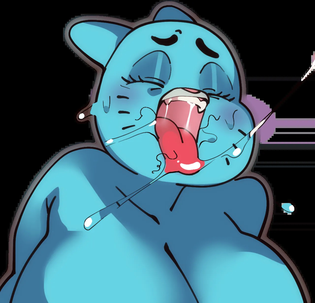 [Bittercream] Nicole Watterson Sex Nighout [English] [Uncensored] (The Amazing World of Gumball) - Page 210