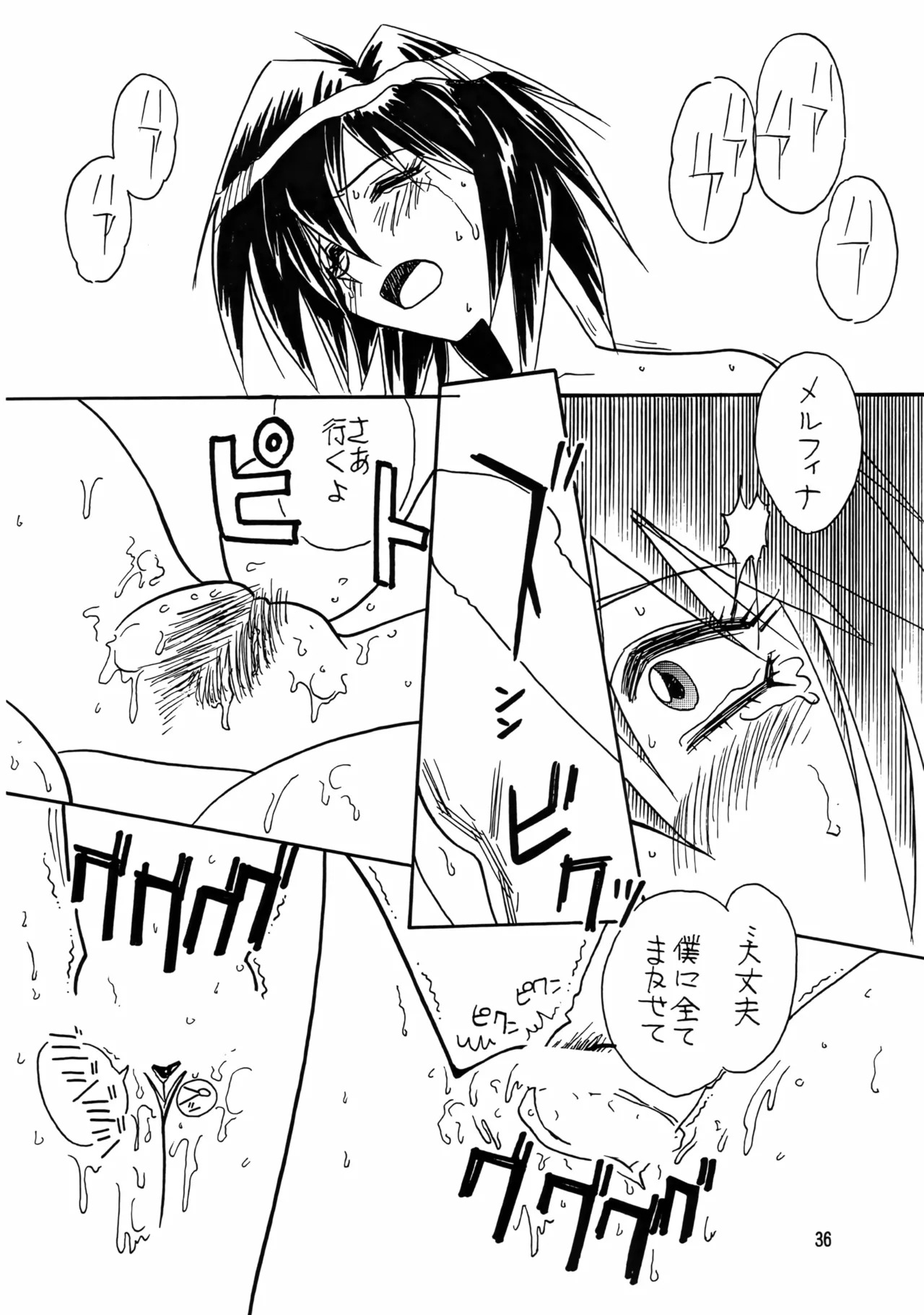 (C54) [Iwasaki Seihonsho (Iwasaki Akira)] Brew III (Seihou Bukyou Outlaw Star) - Page 36