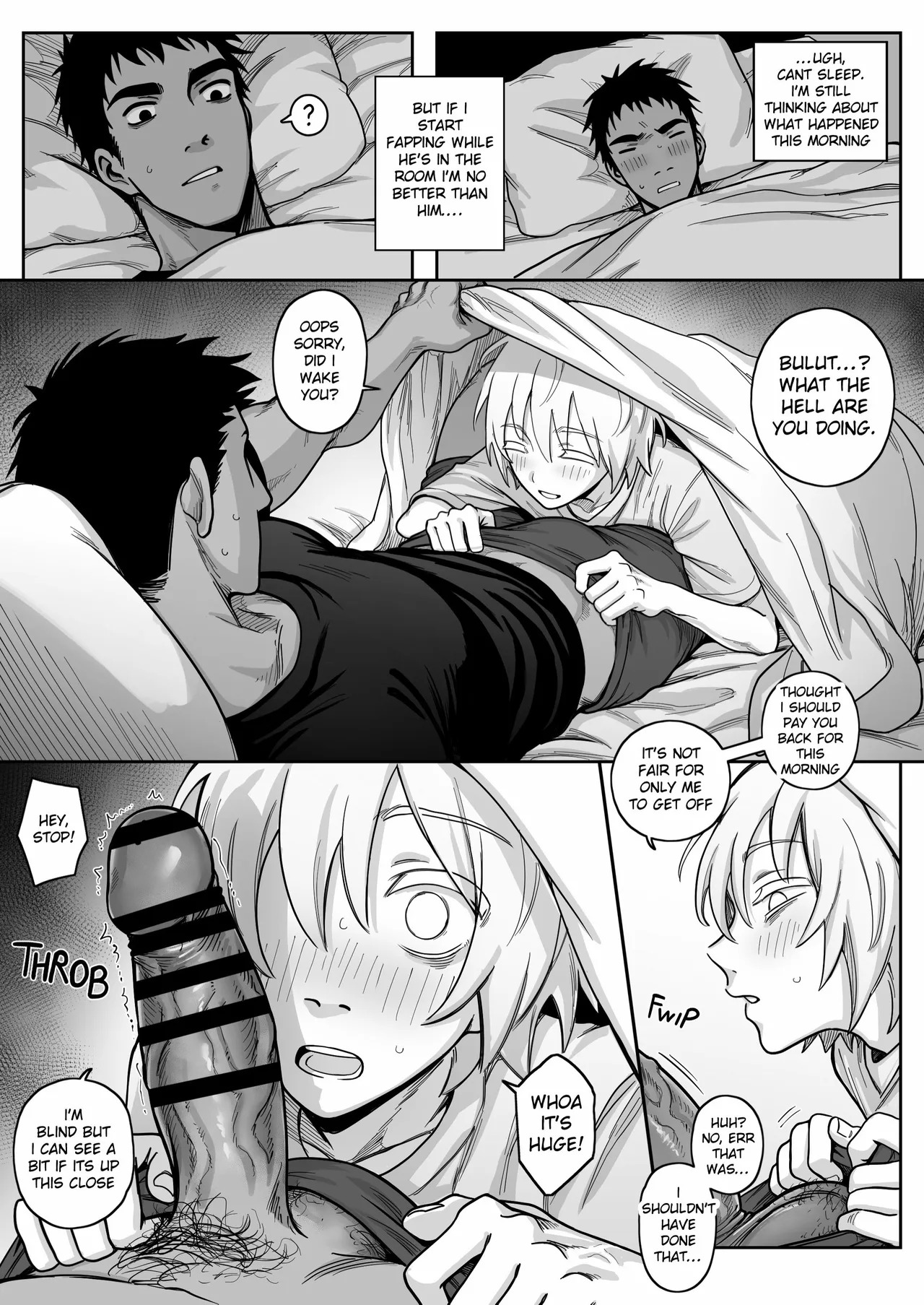 [Schweinchen31] Dosukebena Roommate o Wakara Seru Hanashi | Teaching My Perverted Roommate a Lesson [English] - Page 10
