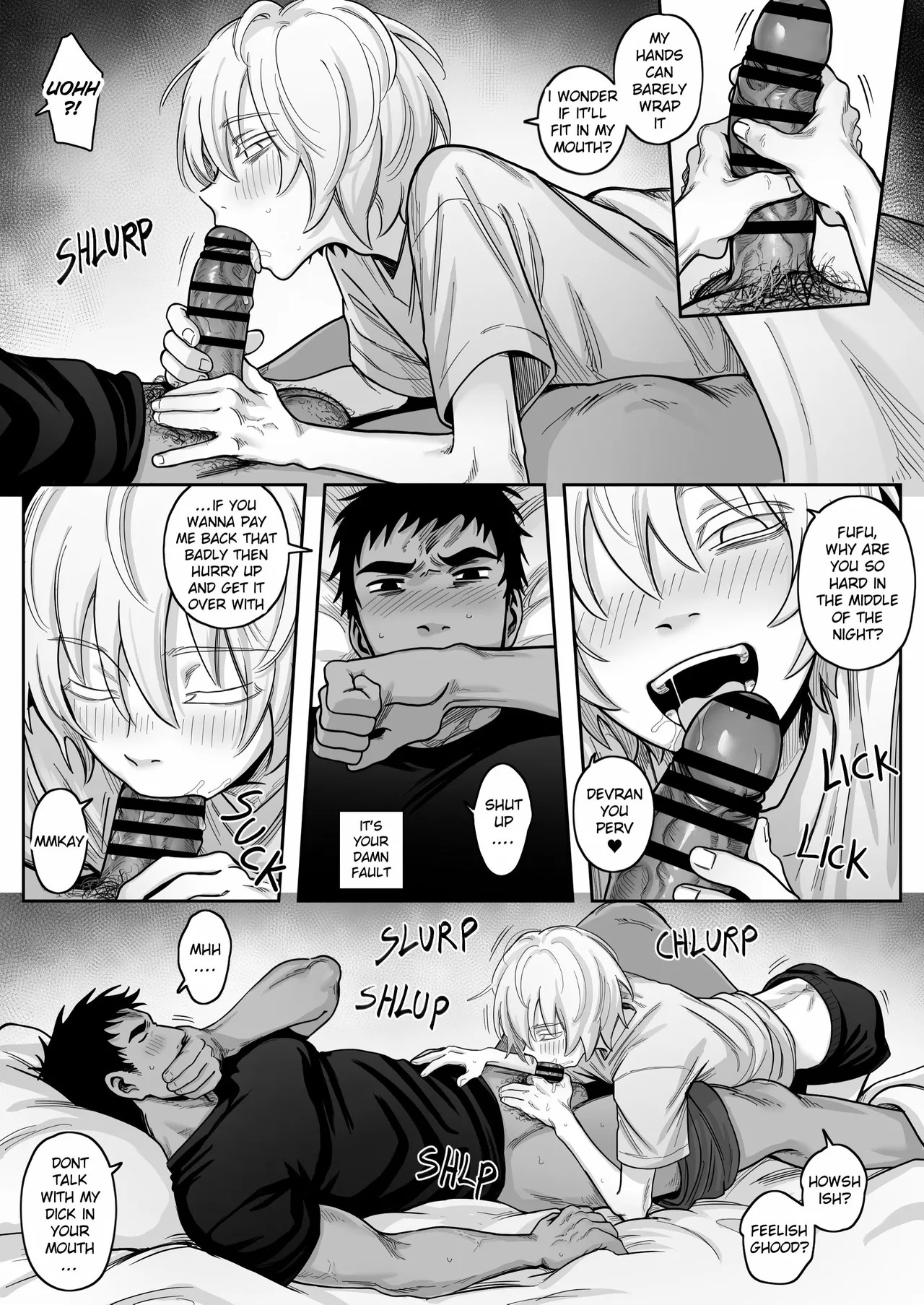 [Schweinchen31] Dosukebena Roommate o Wakara Seru Hanashi | Teaching My Perverted Roommate a Lesson [English] - Page 11
