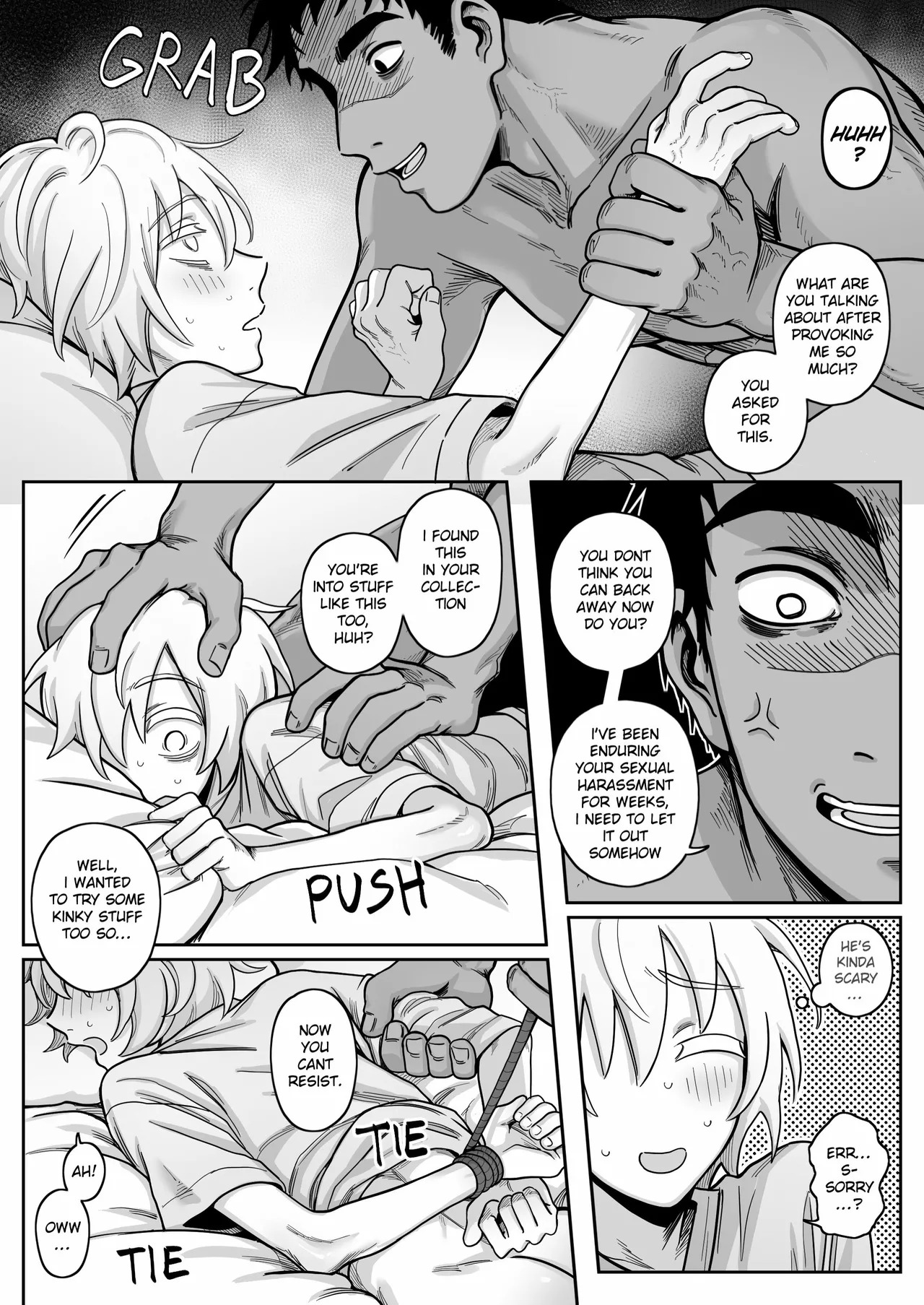 [Schweinchen31] Dosukebena Roommate o Wakara Seru Hanashi | Teaching My Perverted Roommate a Lesson [English] - Page 18