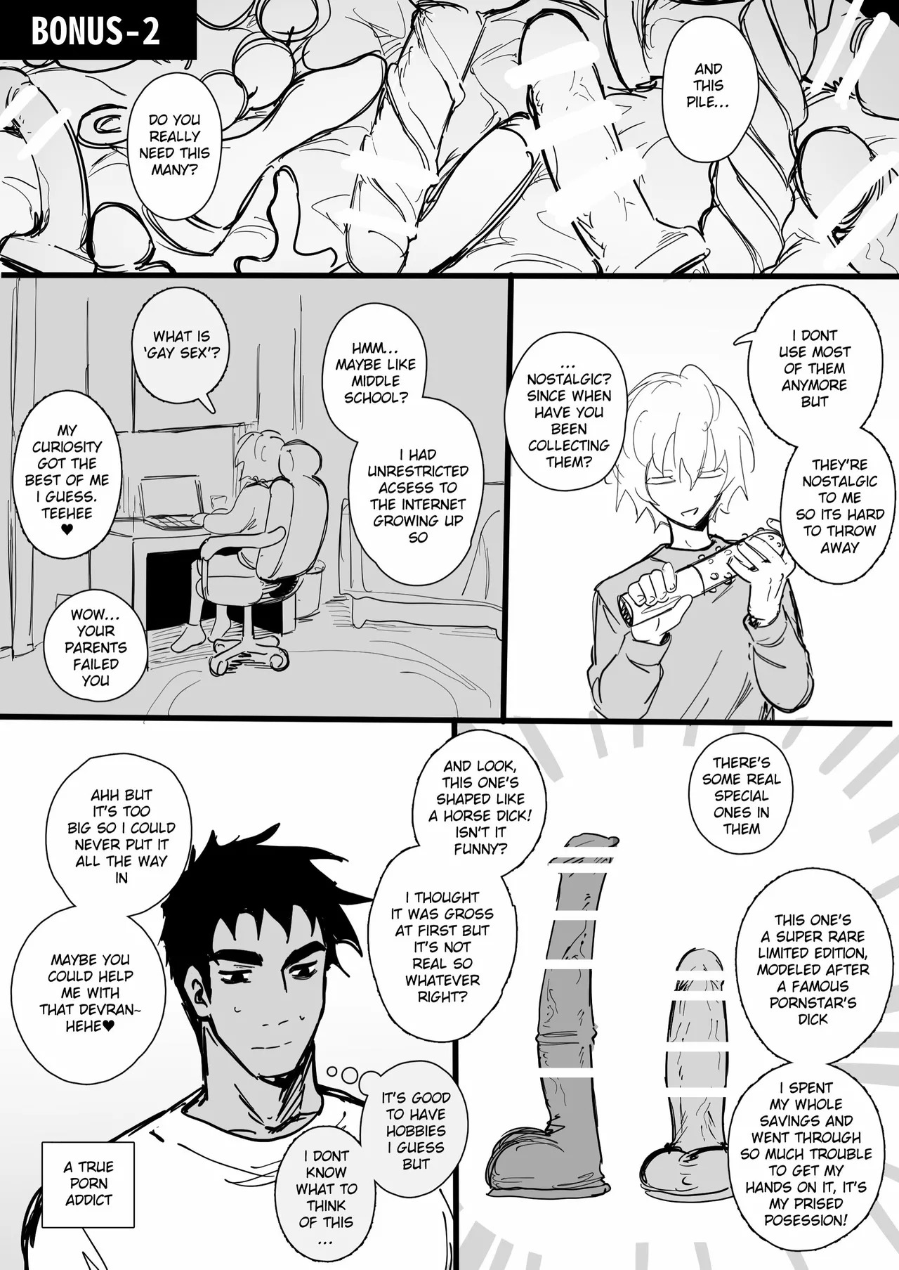 [Schweinchen31] Dosukebena Roommate o Wakara Seru Hanashi | Teaching My Perverted Roommate a Lesson [English] - Page 39