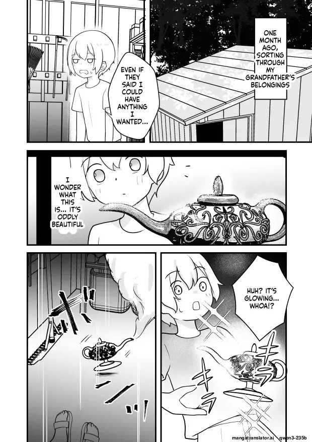 [Permission (Zandoro)] Lamp no Succubus ni Shiborareru [English] [SCANMTL] - Page 9