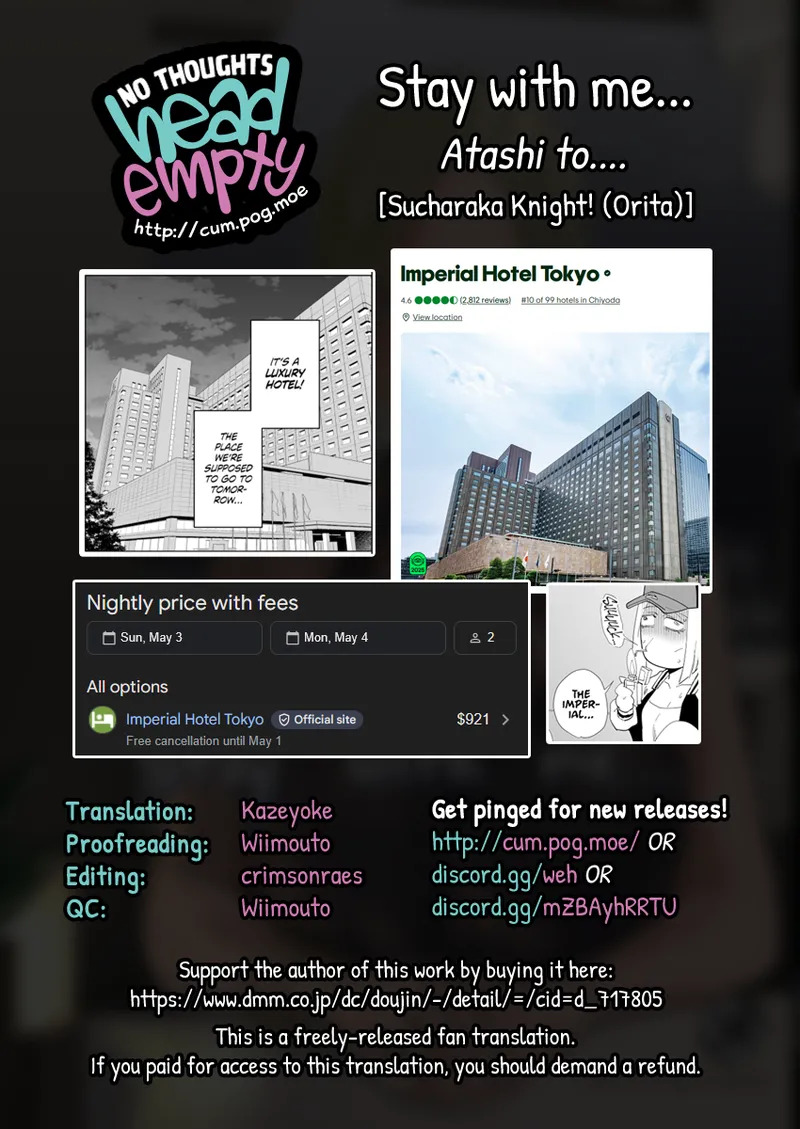 [Sucharaka Knight! (Orita)] Atashi to.... | Stay with me... [English] [head empty] [Digital] - Page 56