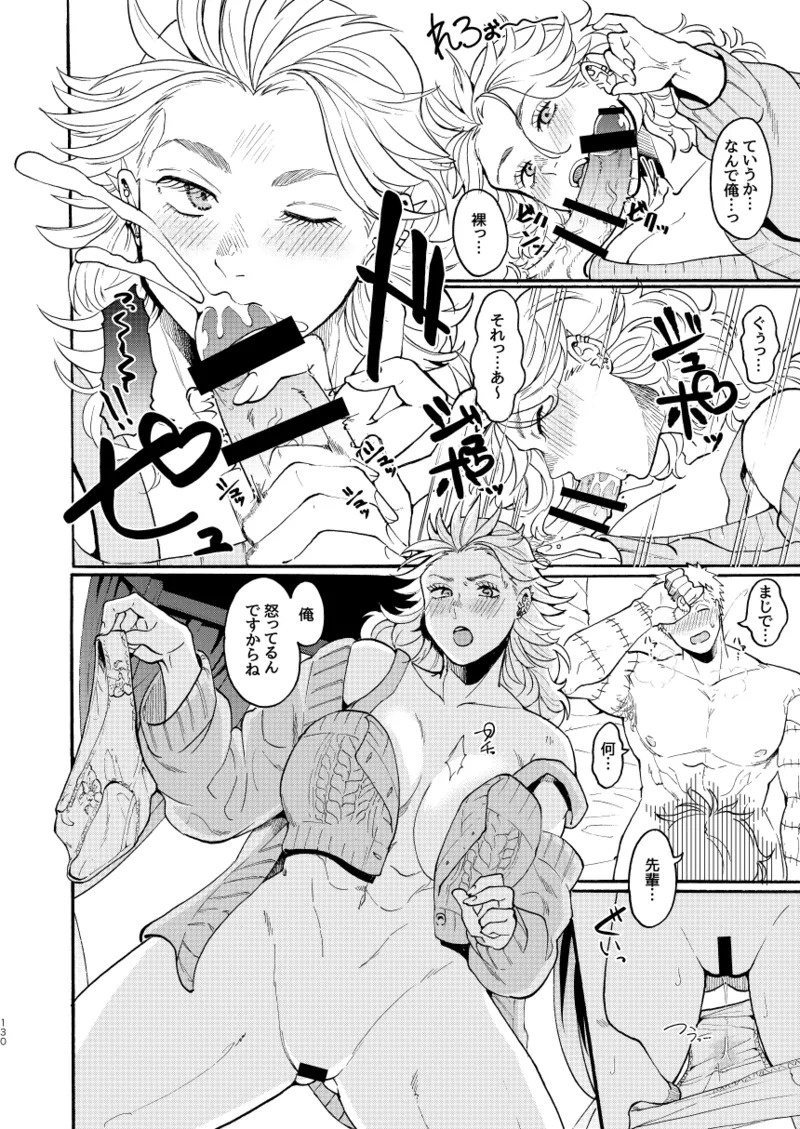 [Meloss] 【Reprint of Shinnoi Doujinshi】Honeymoon Night (Dorohedoro) - Page 128