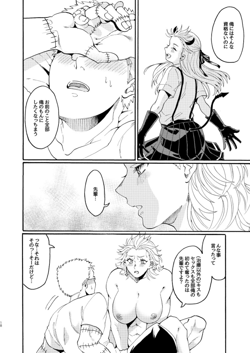 [Meloss] 【Reprint of Shinnoi Doujinshi】Honeymoon Night (Dorohedoro) - Page 17