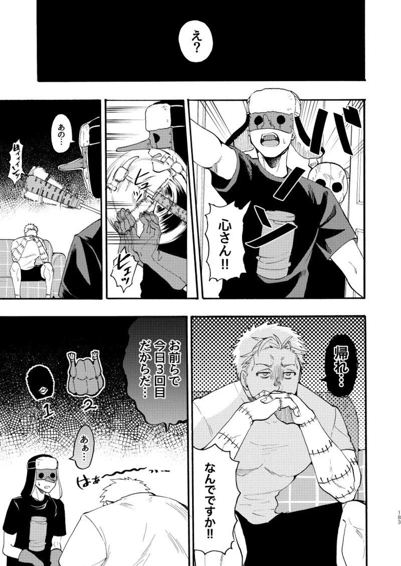 [Meloss] 【Reprint of Shinnoi Doujinshi】Honeymoon Night (Dorohedoro) - Page 180
