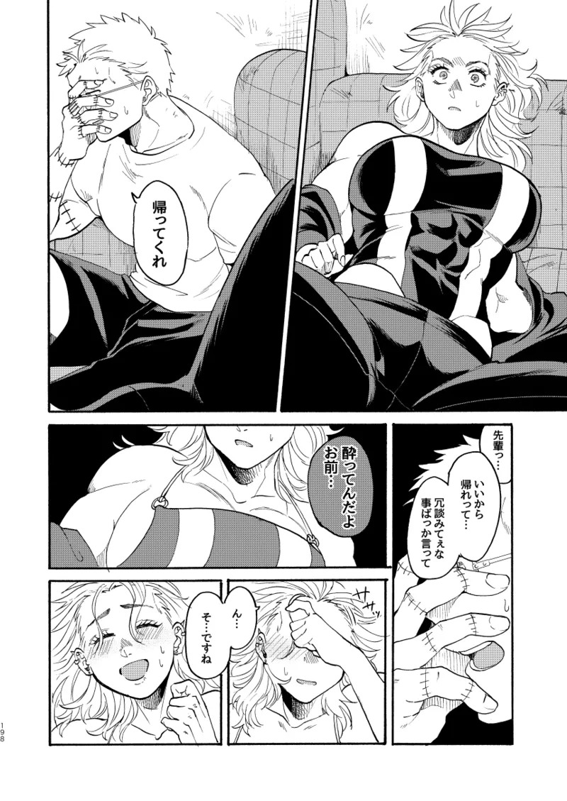 [Meloss] 【Reprint of Shinnoi Doujinshi】Honeymoon Night (Dorohedoro) - Page 195